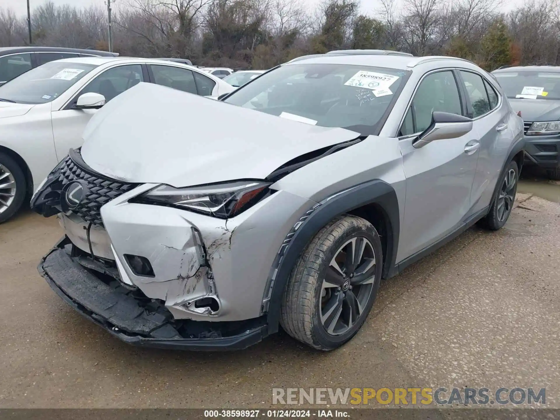 2 Photograph of a damaged car JTHY3JBH3K2012183 LEXUS UX 200 2019