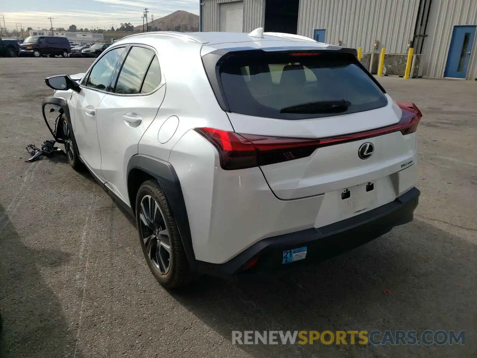 3 Photograph of a damaged car JTHY3JBH3K2015648 LEXUS UX 200 2019