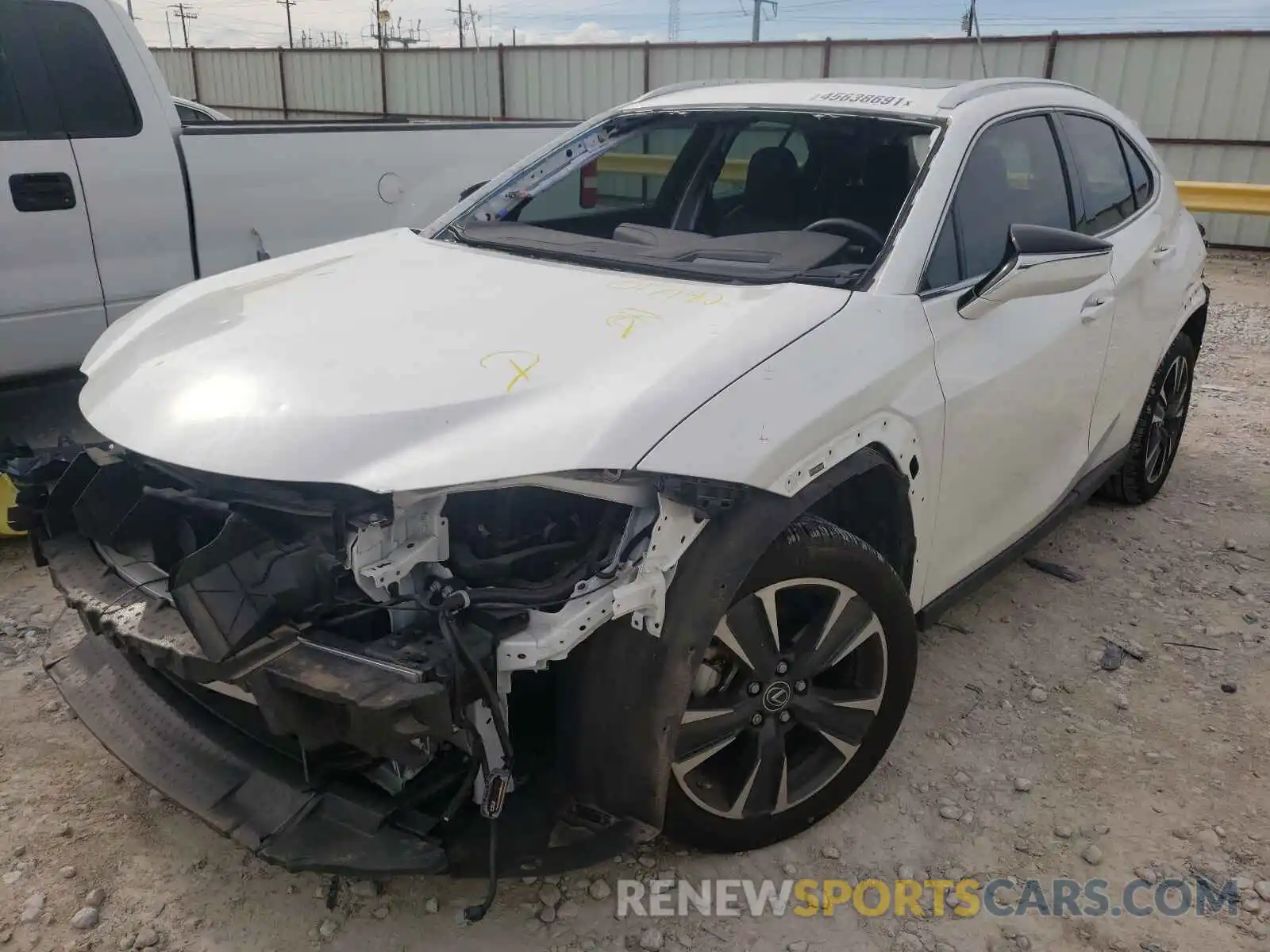 2 Photograph of a damaged car JTHY3JBH3K2017142 LEXUS UX 200 2019