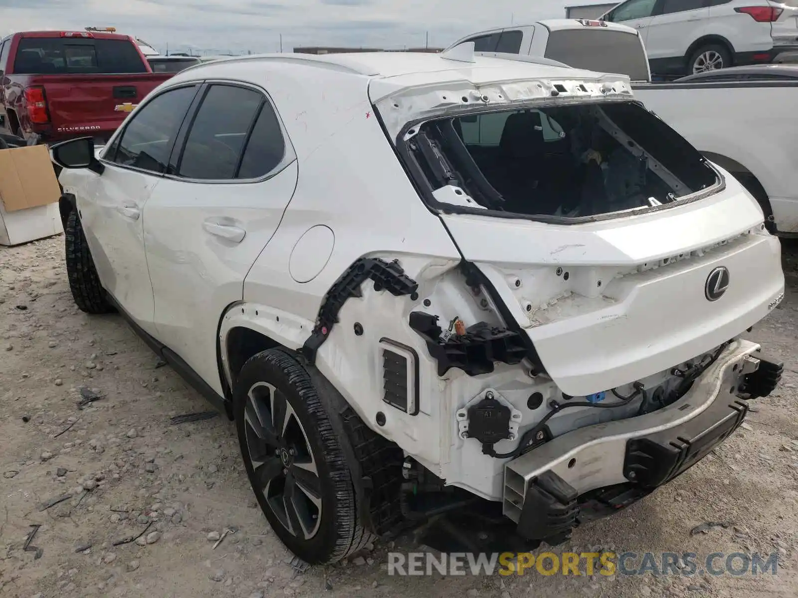 3 Photograph of a damaged car JTHY3JBH3K2017142 LEXUS UX 200 2019