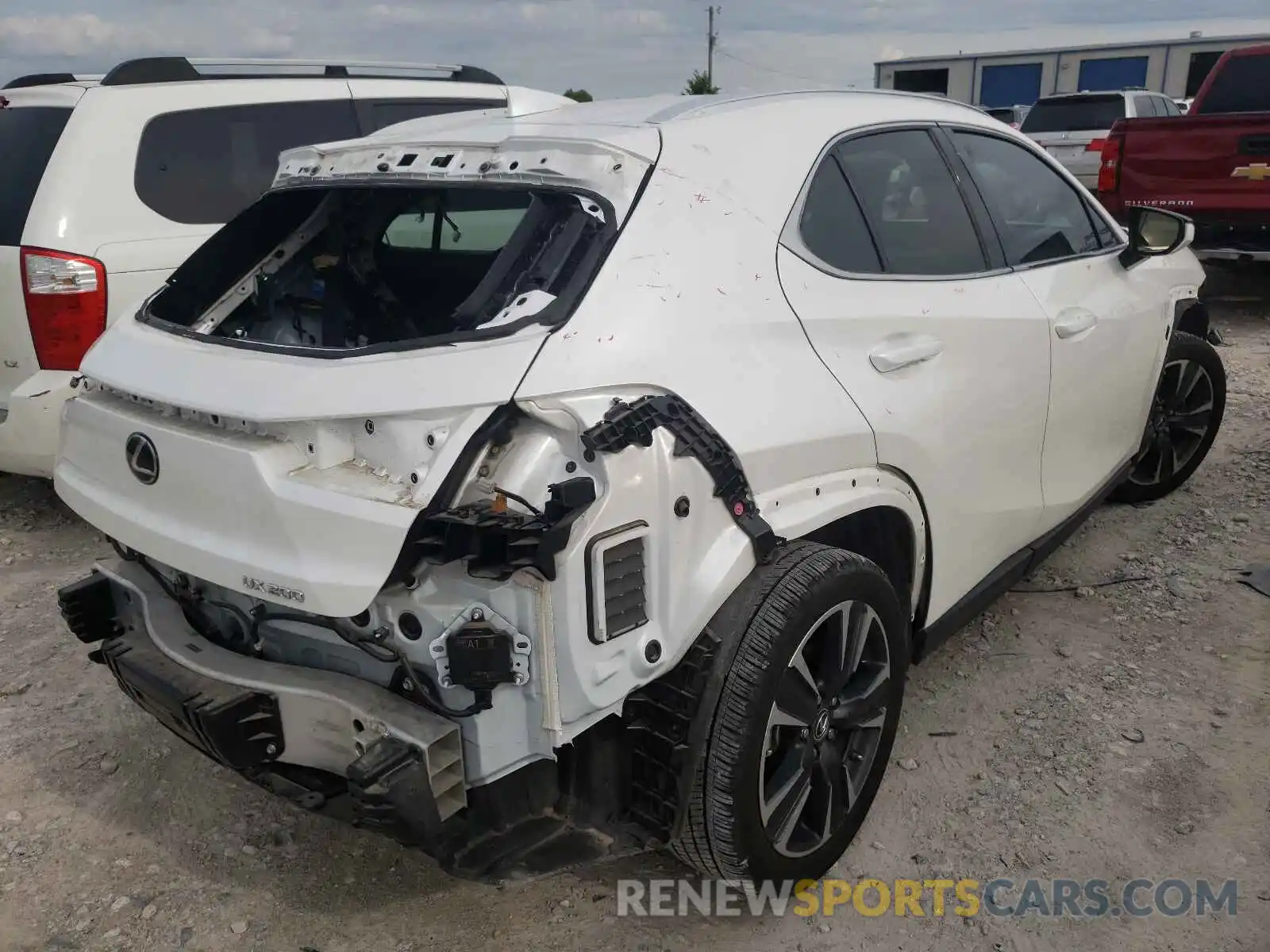 4 Photograph of a damaged car JTHY3JBH3K2017142 LEXUS UX 200 2019