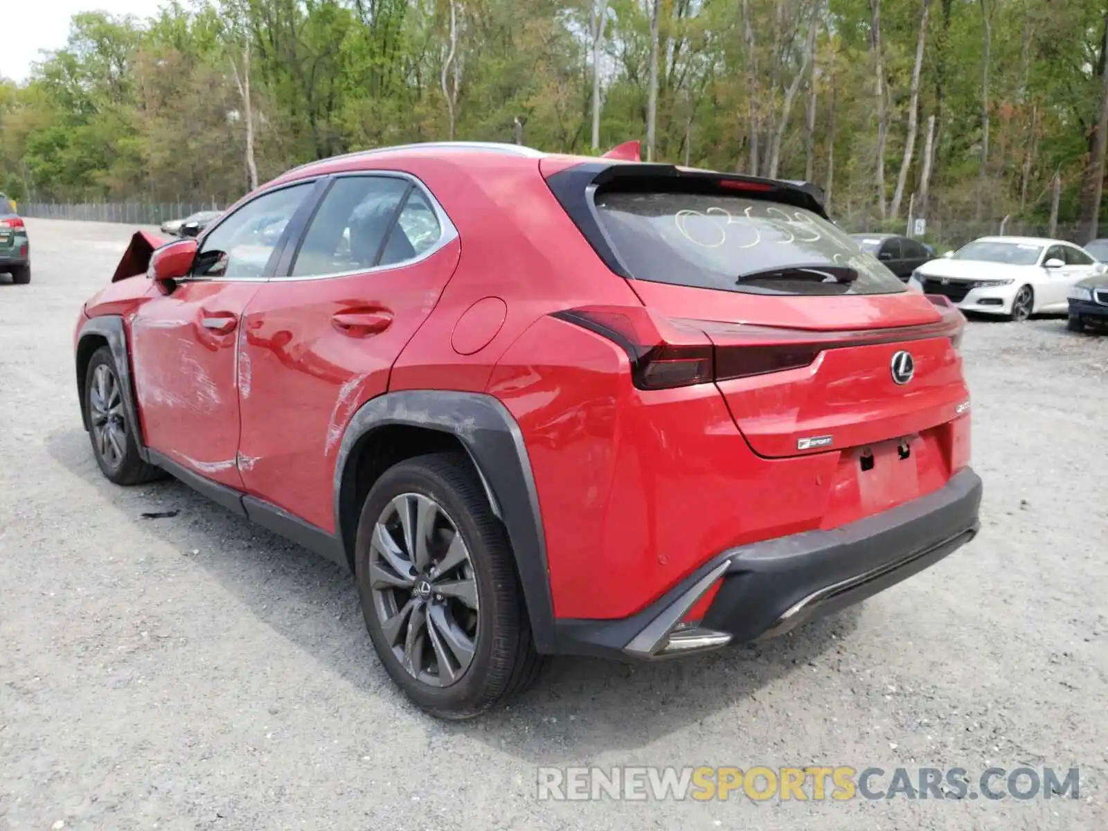 3 Фотография поврежденного автомобиля JTHY3JBH4K2003539 LEXUS UX 200 2019