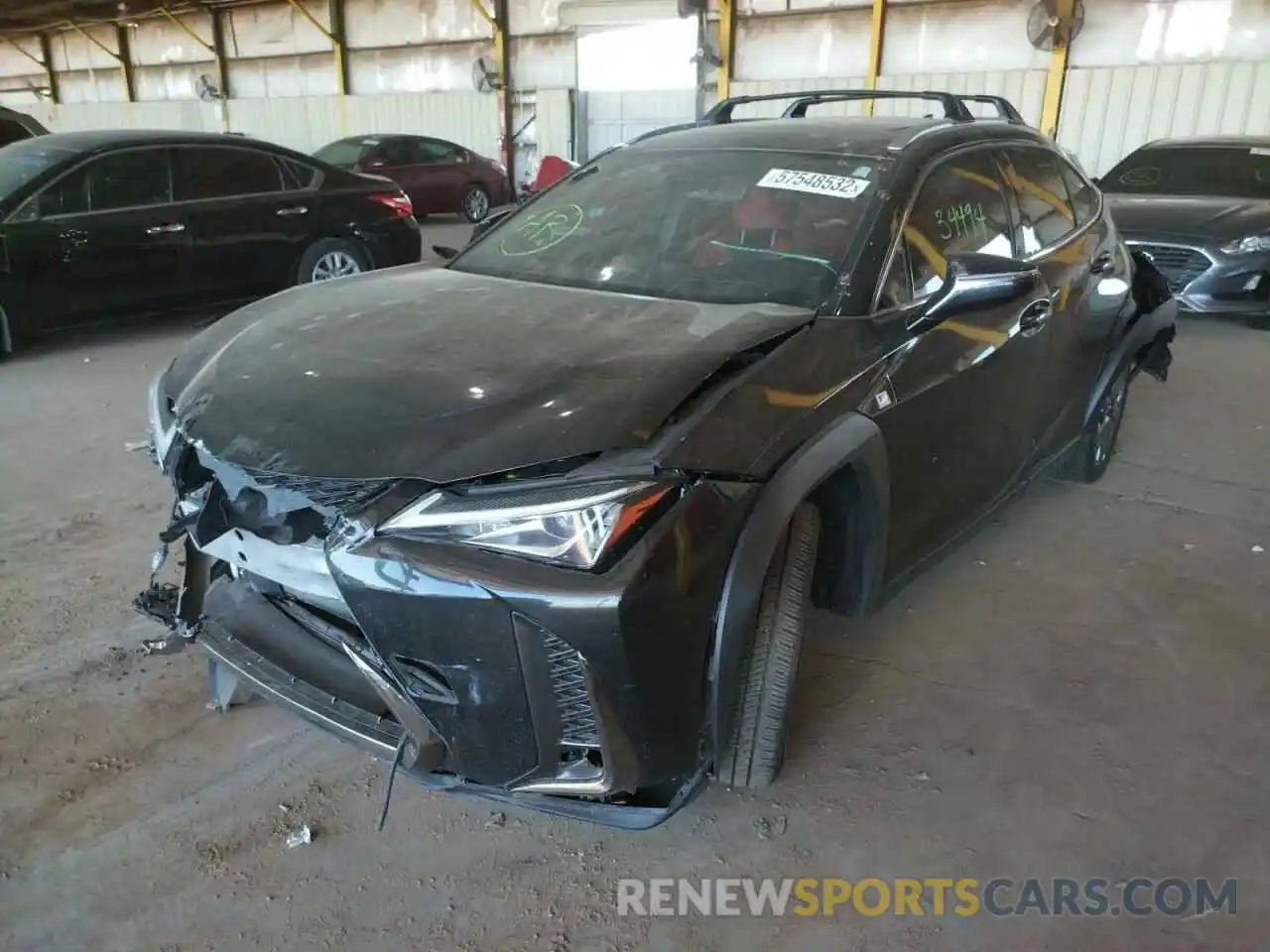 2 Photograph of a damaged car JTHY3JBH4K2004092 LEXUS UX 200 2019