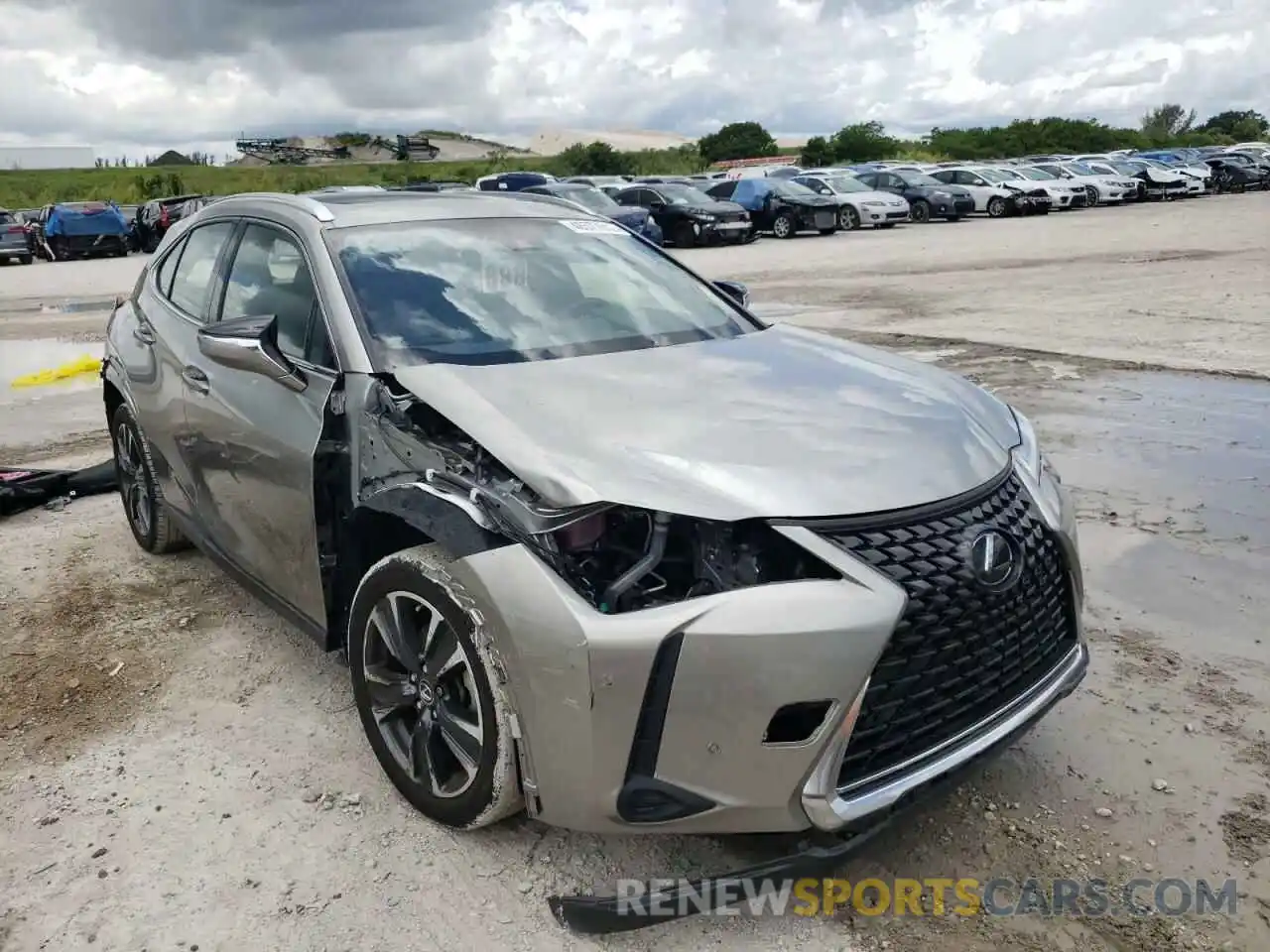 1 Photograph of a damaged car JTHY3JBH4K2007705 LEXUS UX 200 2019