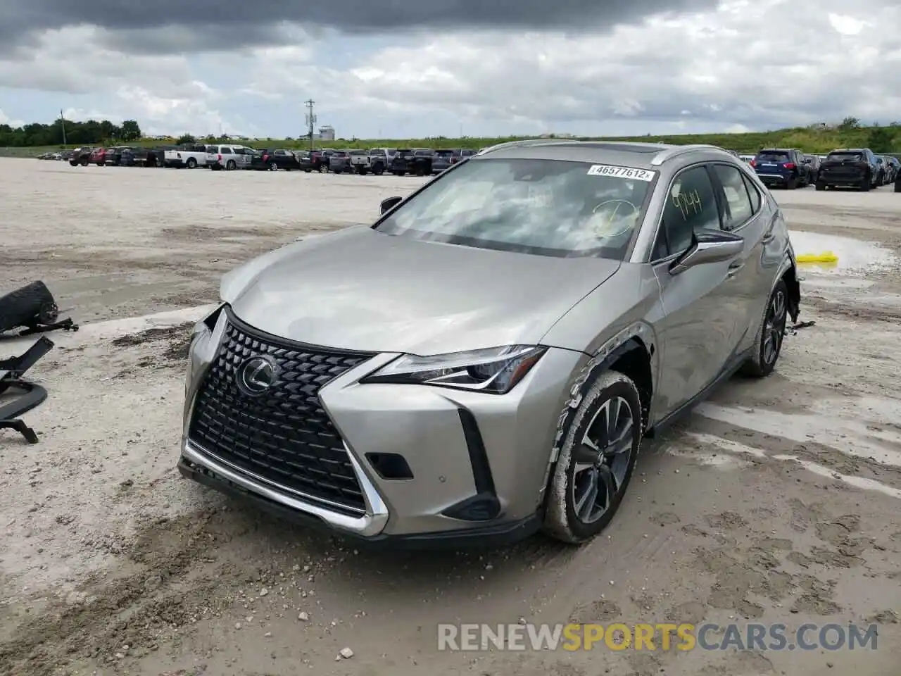 2 Фотография поврежденного автомобиля JTHY3JBH4K2007705 LEXUS UX 200 2019