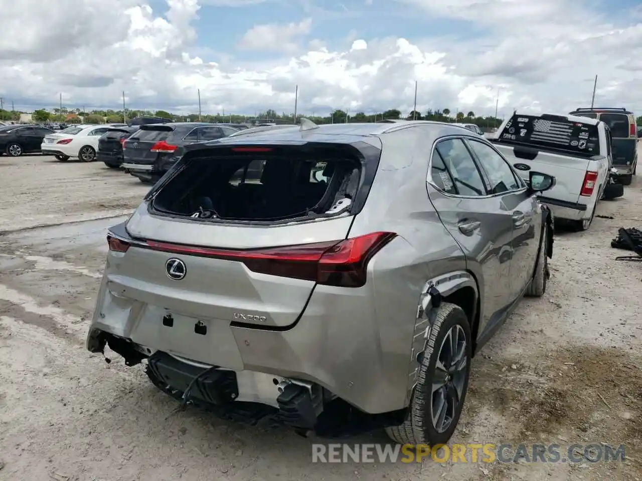 4 Photograph of a damaged car JTHY3JBH4K2007705 LEXUS UX 200 2019