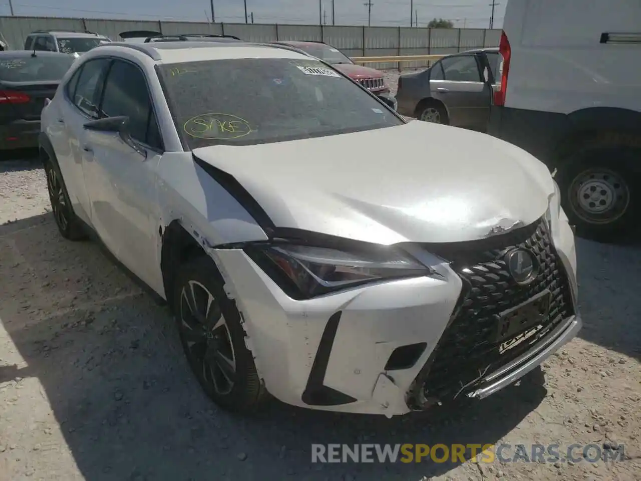 1 Photograph of a damaged car JTHY3JBH4K2016419 LEXUS UX 200 2019