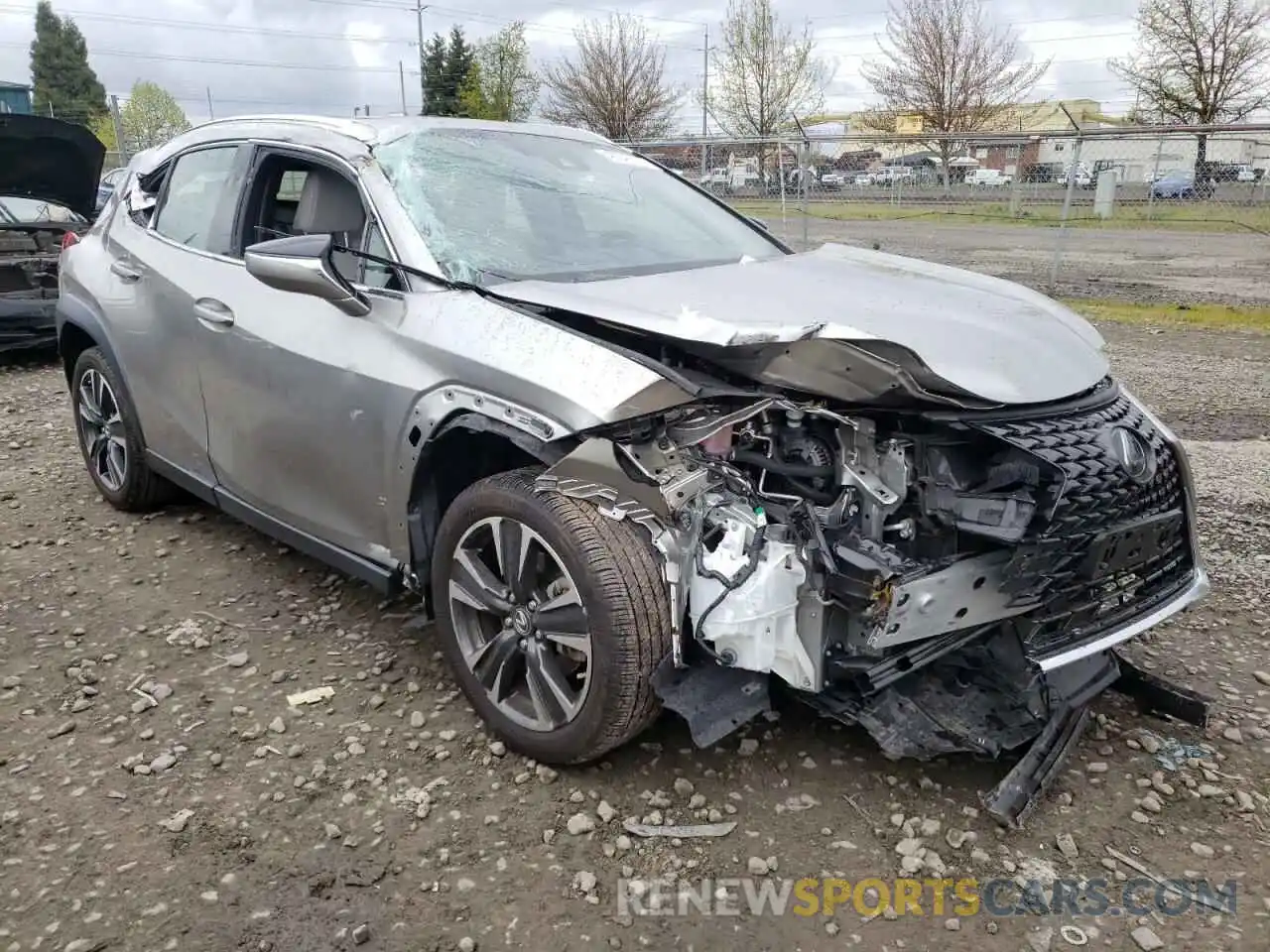 1 Photograph of a damaged car JTHY3JBH4K2020762 LEXUS UX 200 2019