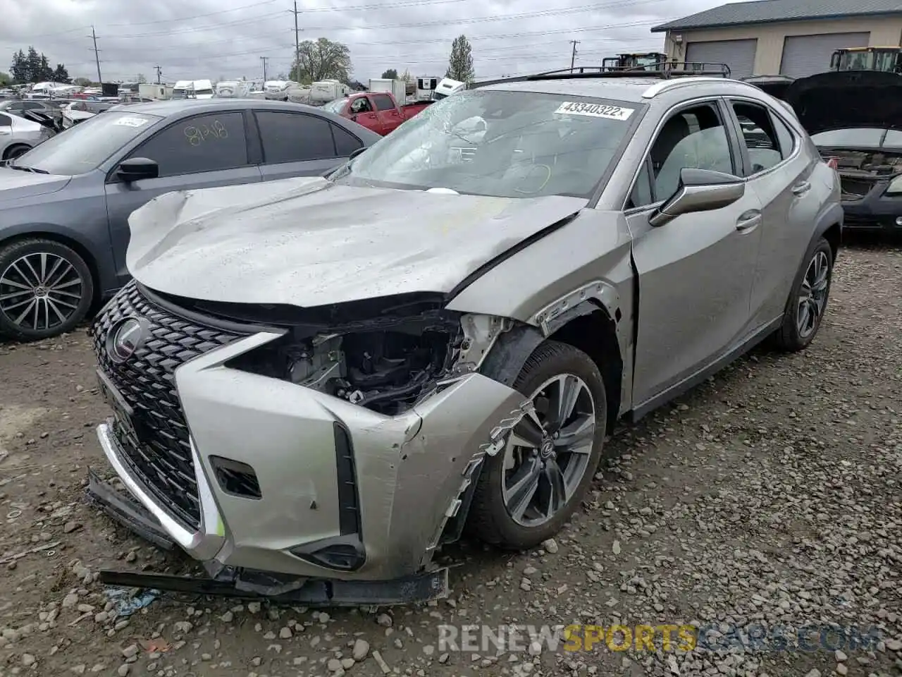 2 Фотография поврежденного автомобиля JTHY3JBH4K2020762 LEXUS UX 200 2019