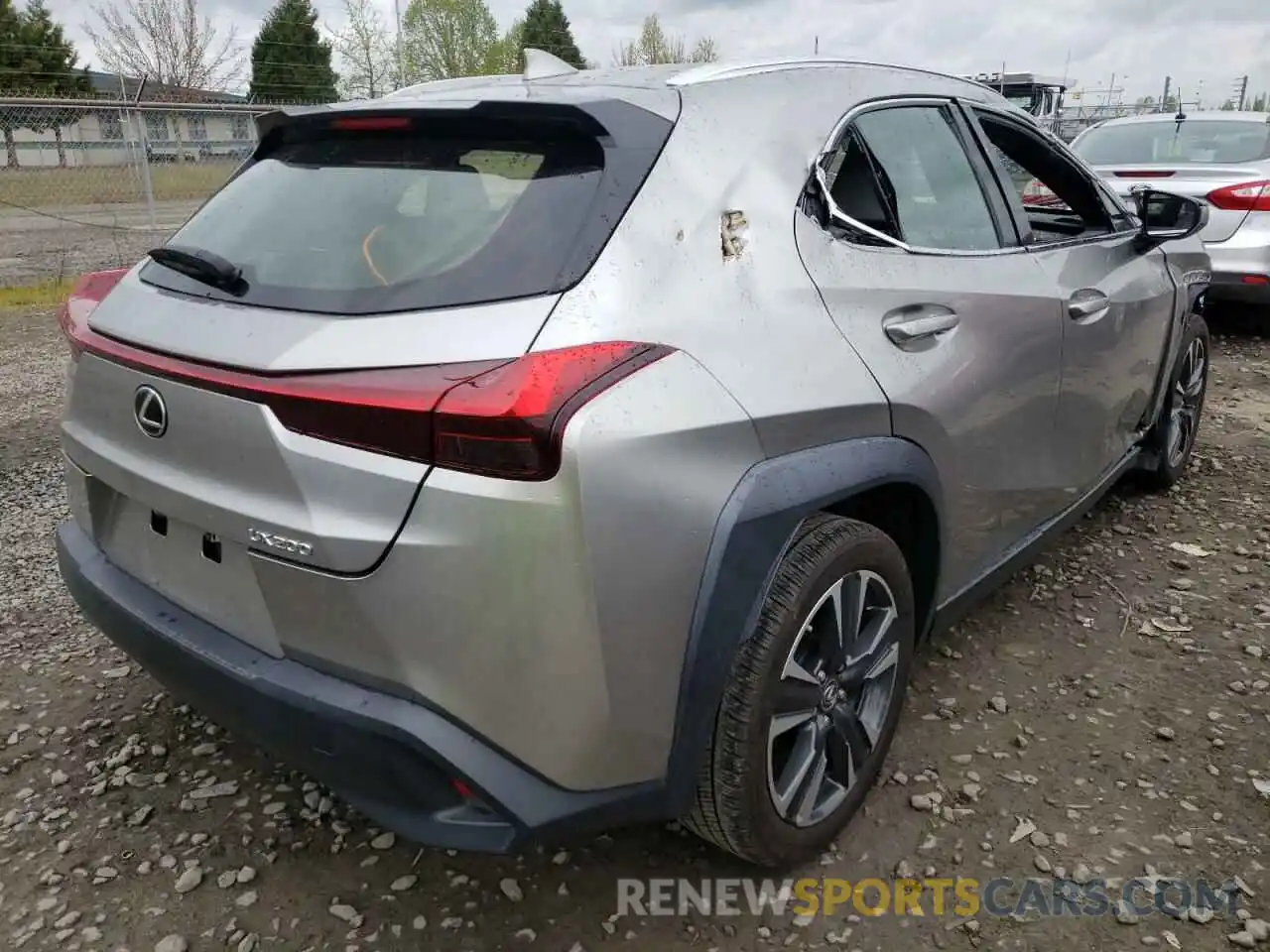 4 Фотография поврежденного автомобиля JTHY3JBH4K2020762 LEXUS UX 200 2019