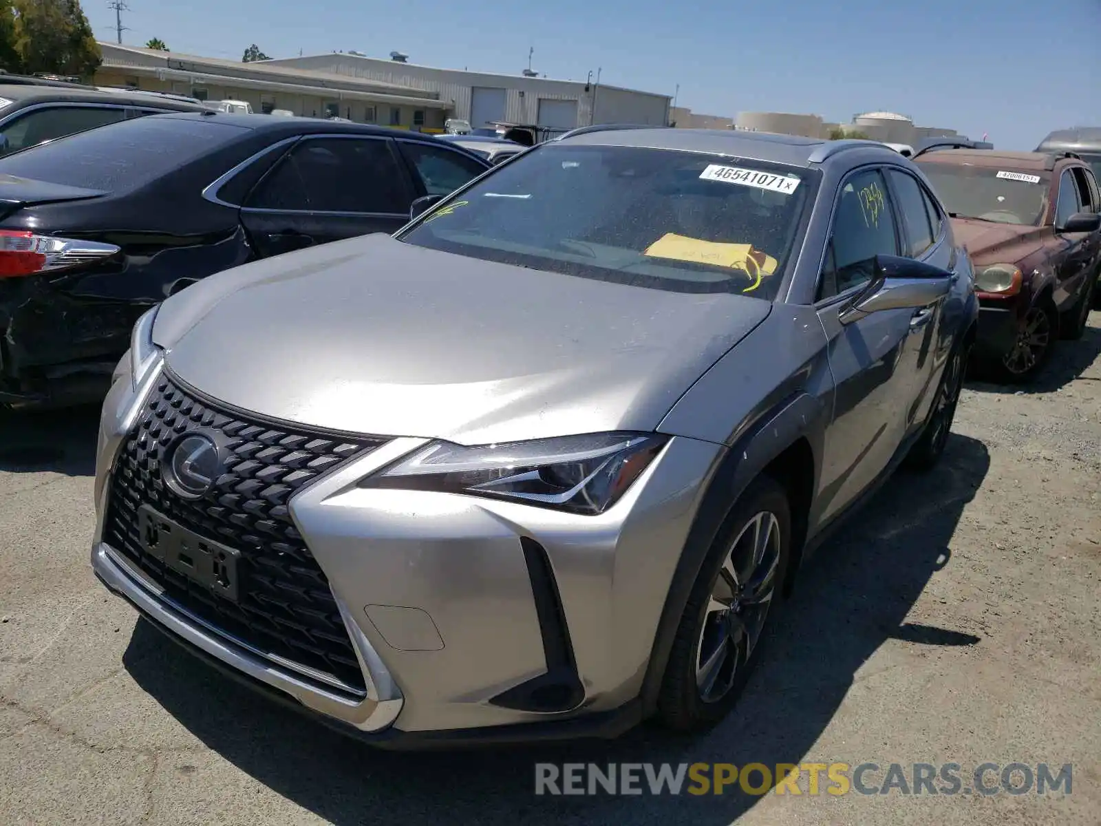 2 Фотография поврежденного автомобиля JTHY3JBH5K2000780 LEXUS UX 200 2019