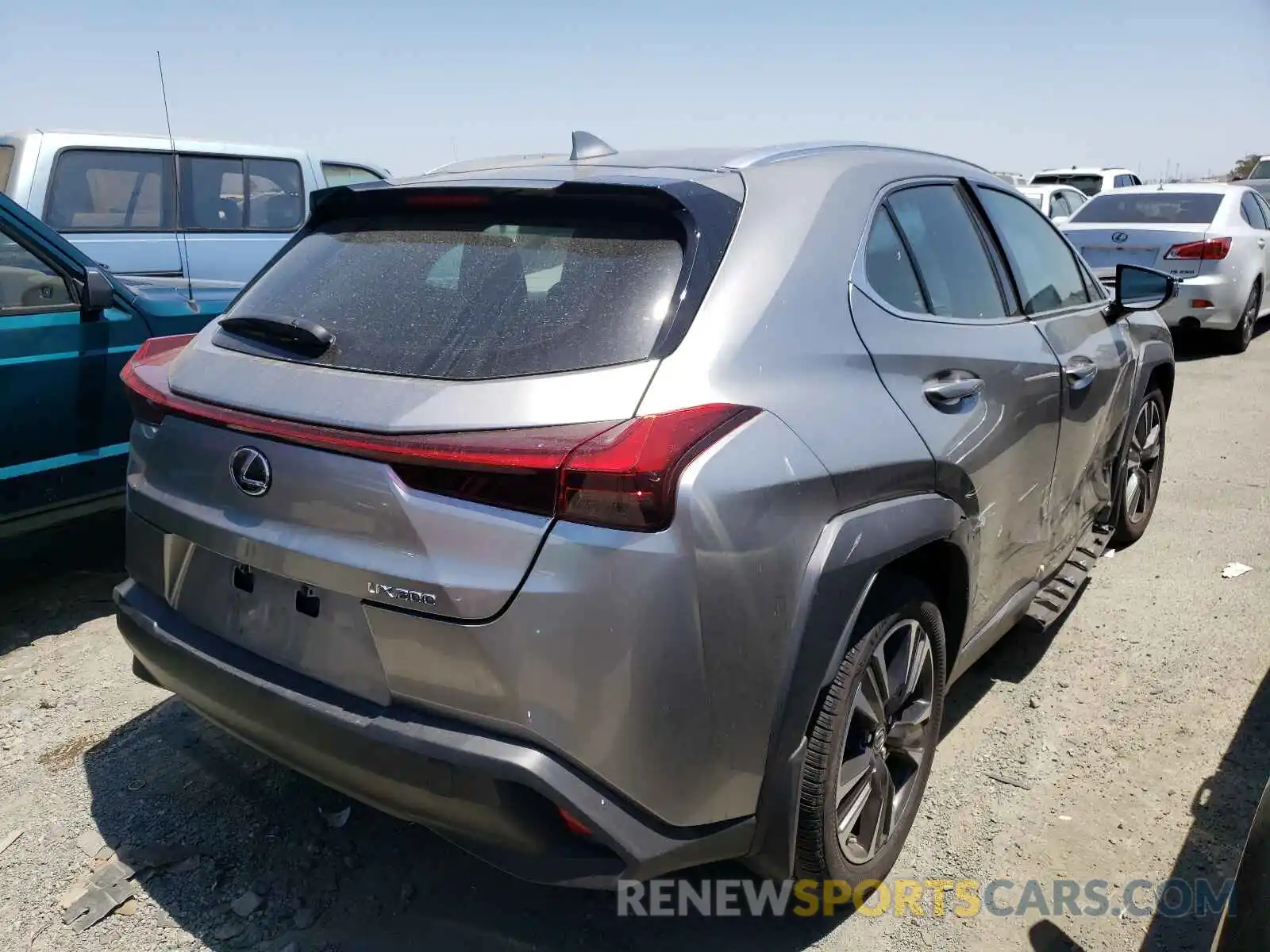 4 Photograph of a damaged car JTHY3JBH5K2000780 LEXUS UX 200 2019