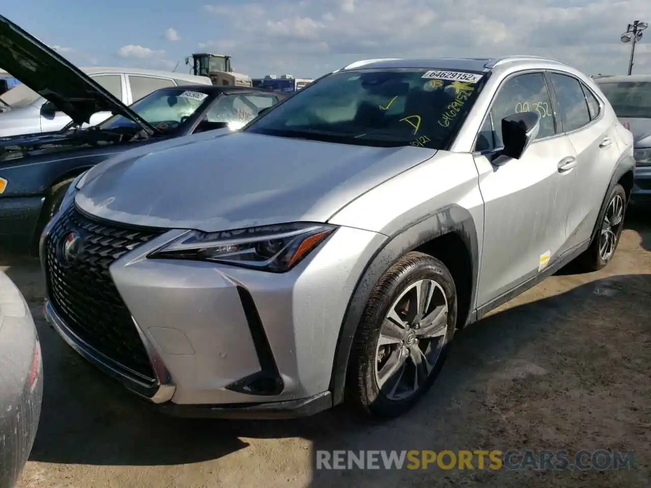 2 Photograph of a damaged car JTHY3JBH5K2002898 LEXUS UX 200 2019