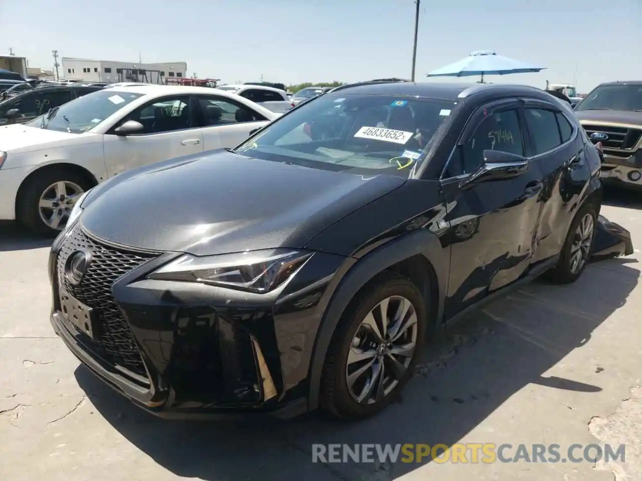 2 Фотография поврежденного автомобиля JTHY3JBH5K2004621 LEXUS UX 200 2019