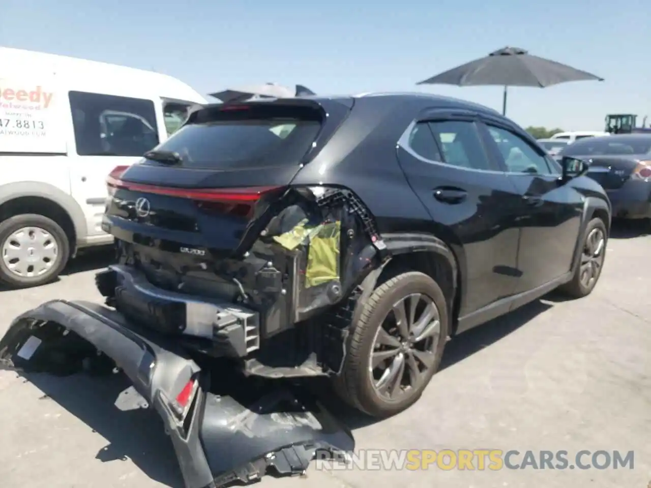 4 Photograph of a damaged car JTHY3JBH5K2004621 LEXUS UX 200 2019