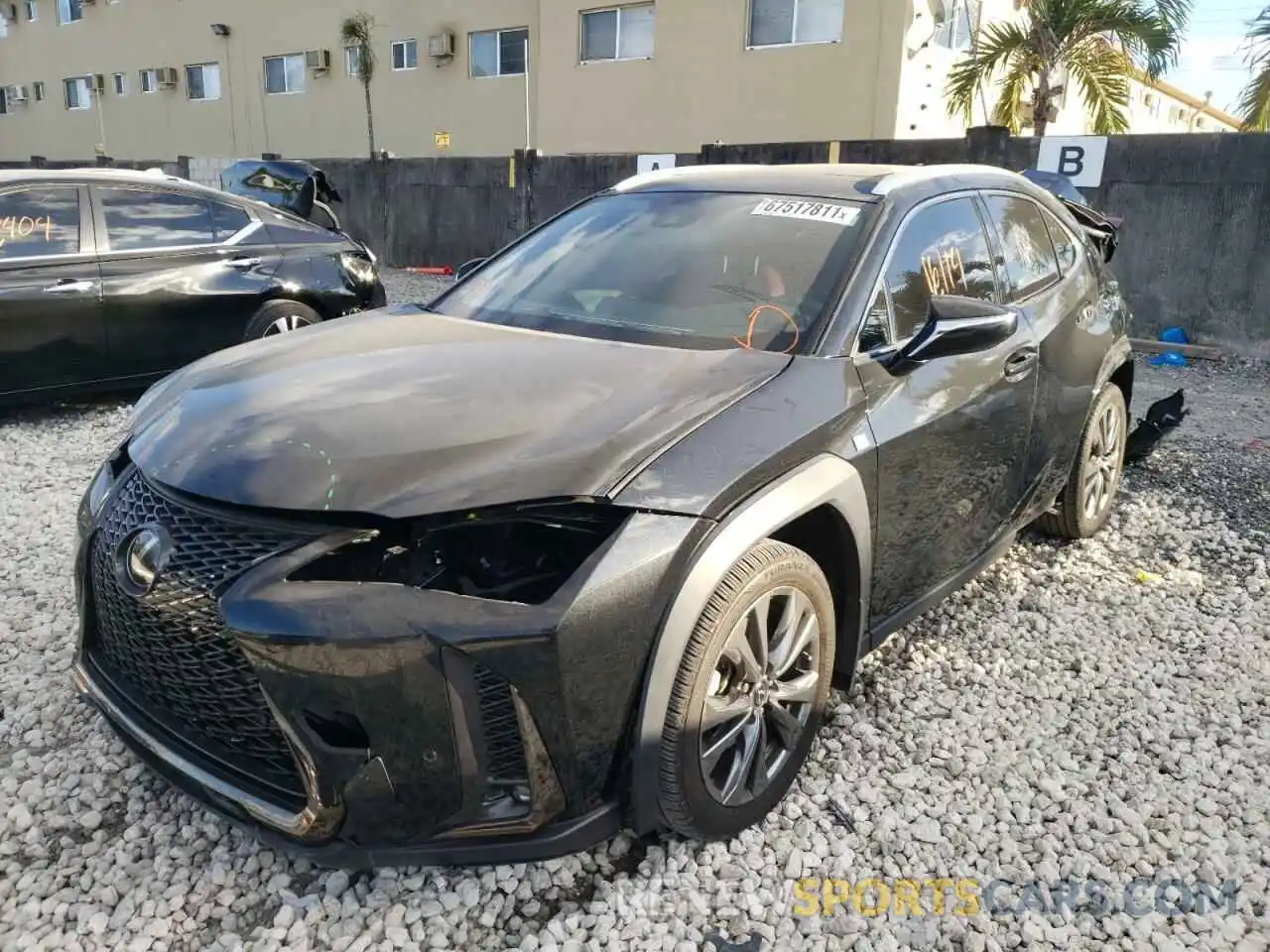 2 Фотография поврежденного автомобиля JTHY3JBH5K2005400 LEXUS UX 200 2019