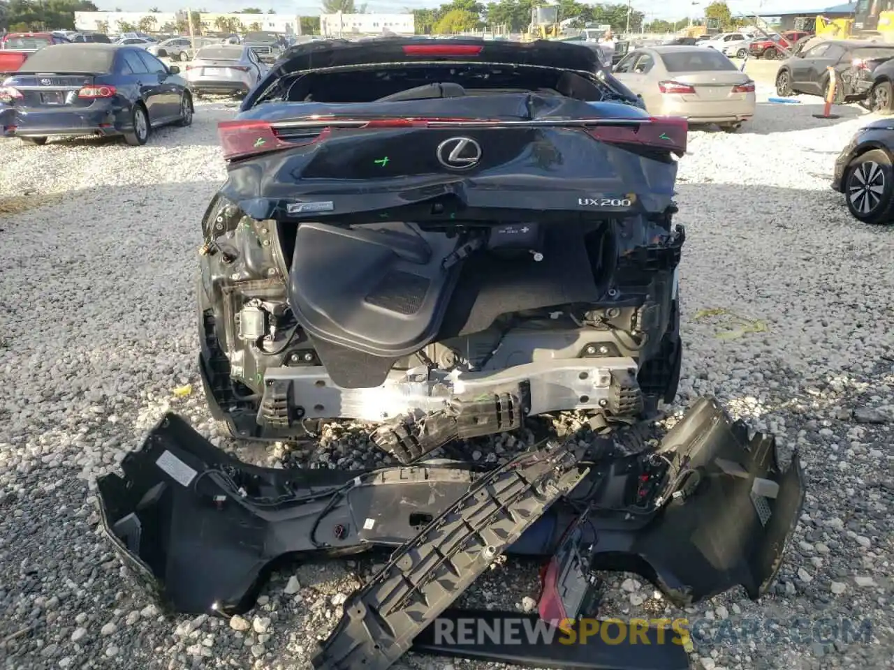 9 Photograph of a damaged car JTHY3JBH5K2005400 LEXUS UX 200 2019