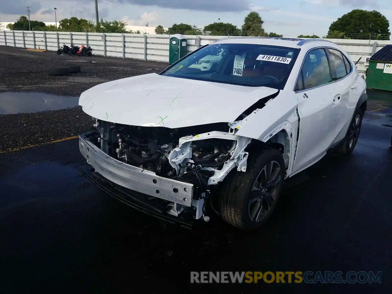 2 Photograph of a damaged car JTHY3JBH5K2007504 LEXUS UX 200 2019