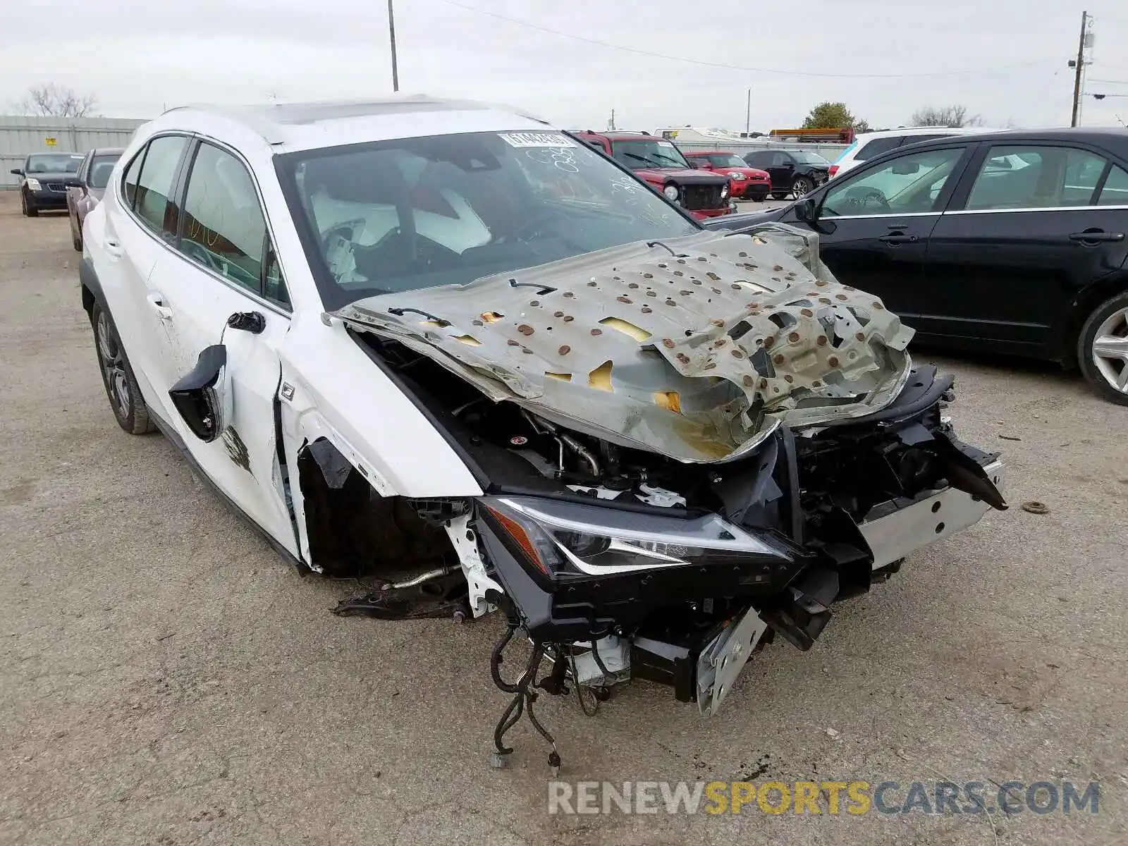 1 Photograph of a damaged car JTHY3JBH5K2010287 LEXUS UX 200 2019