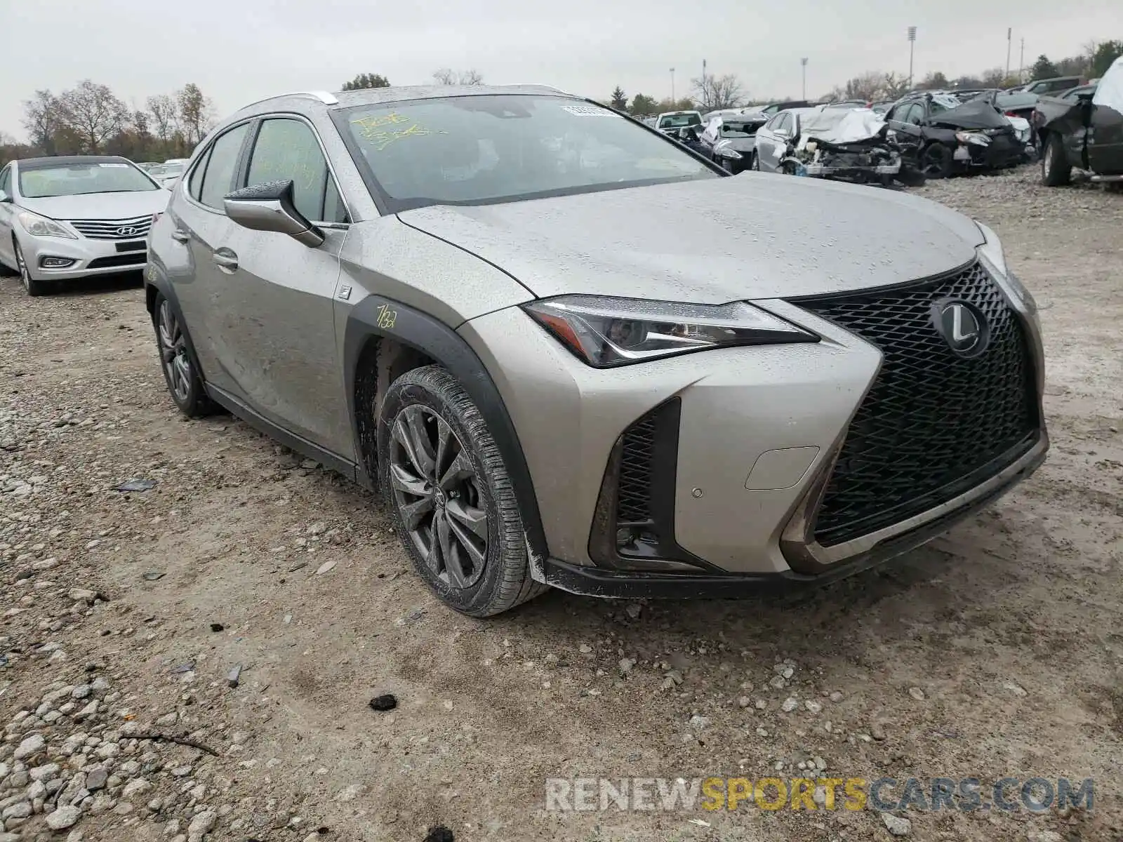 1 Фотография поврежденного автомобиля JTHY3JBH6K2002375 LEXUS UX 200 2019