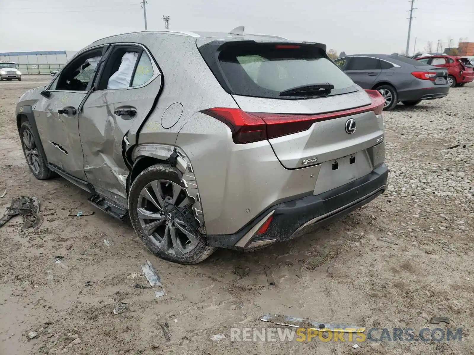 3 Photograph of a damaged car JTHY3JBH6K2002375 LEXUS UX 200 2019