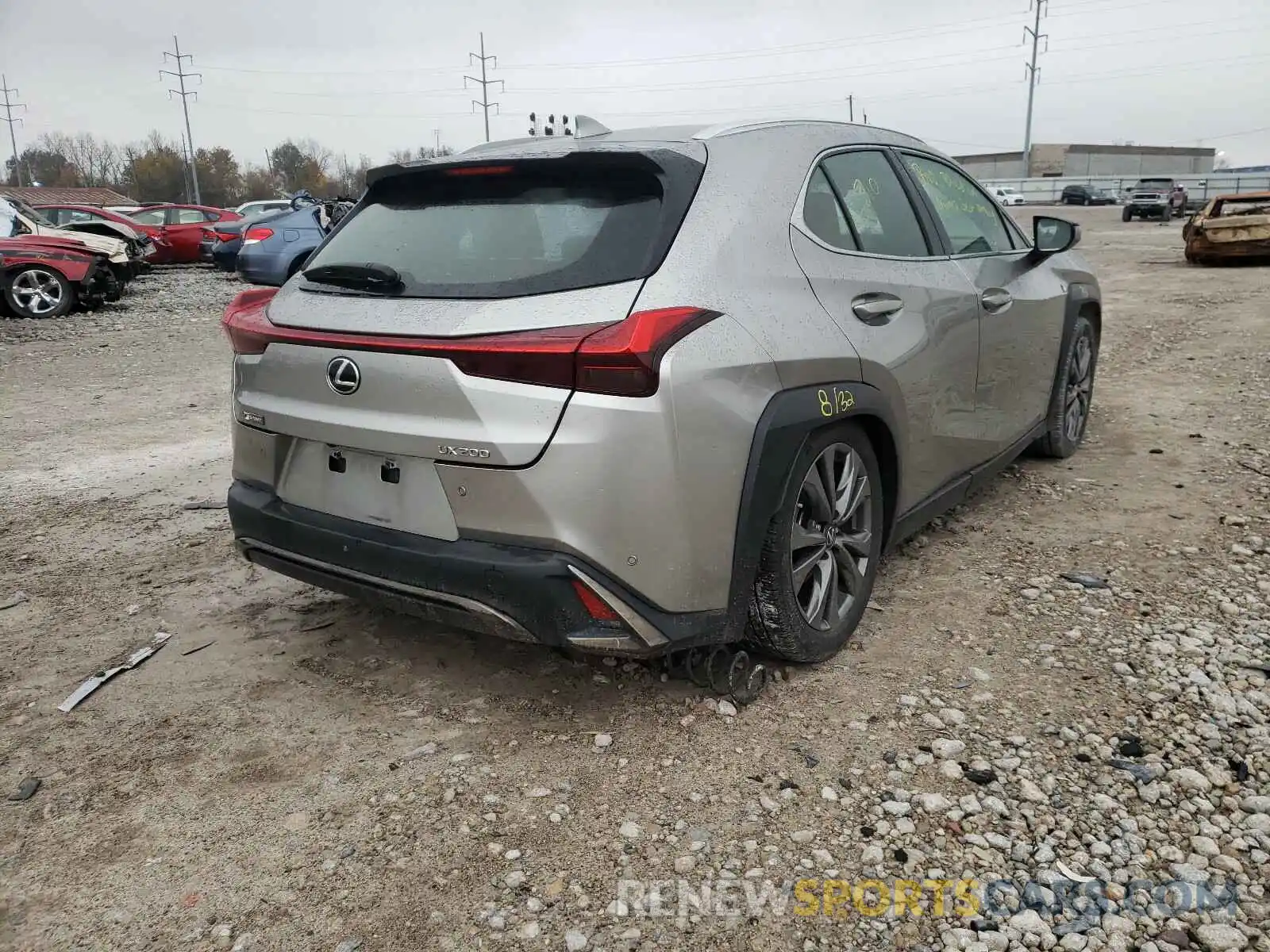 4 Фотография поврежденного автомобиля JTHY3JBH6K2002375 LEXUS UX 200 2019