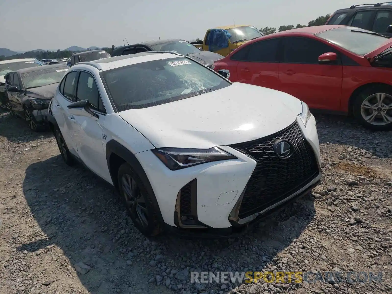 1 Photograph of a damaged car JTHY3JBH6K2003395 LEXUS UX 200 2019