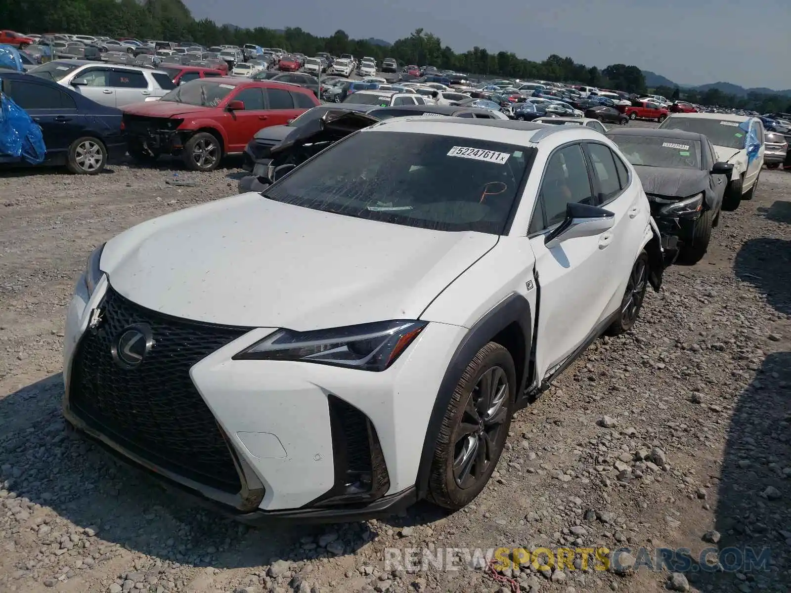 2 Фотография поврежденного автомобиля JTHY3JBH6K2003395 LEXUS UX 200 2019