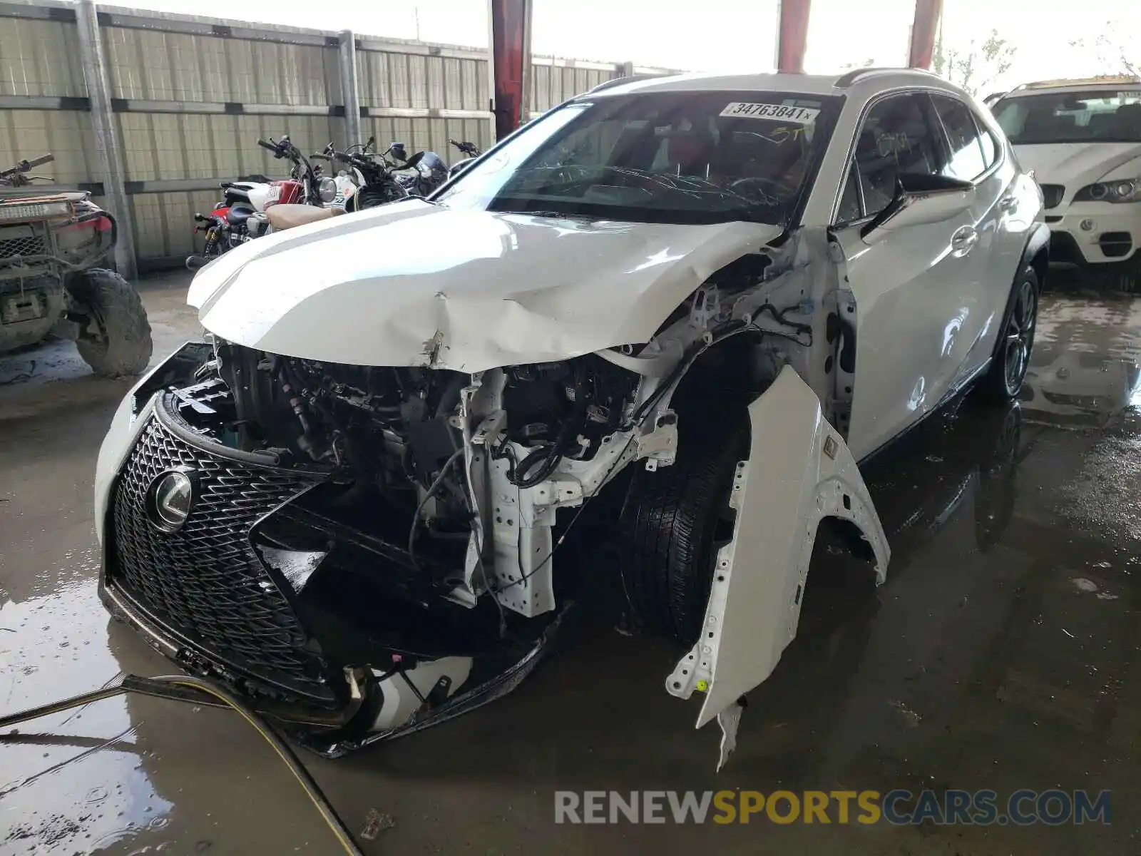 2 Фотография поврежденного автомобиля JTHY3JBH6K2004837 LEXUS UX 200 2019