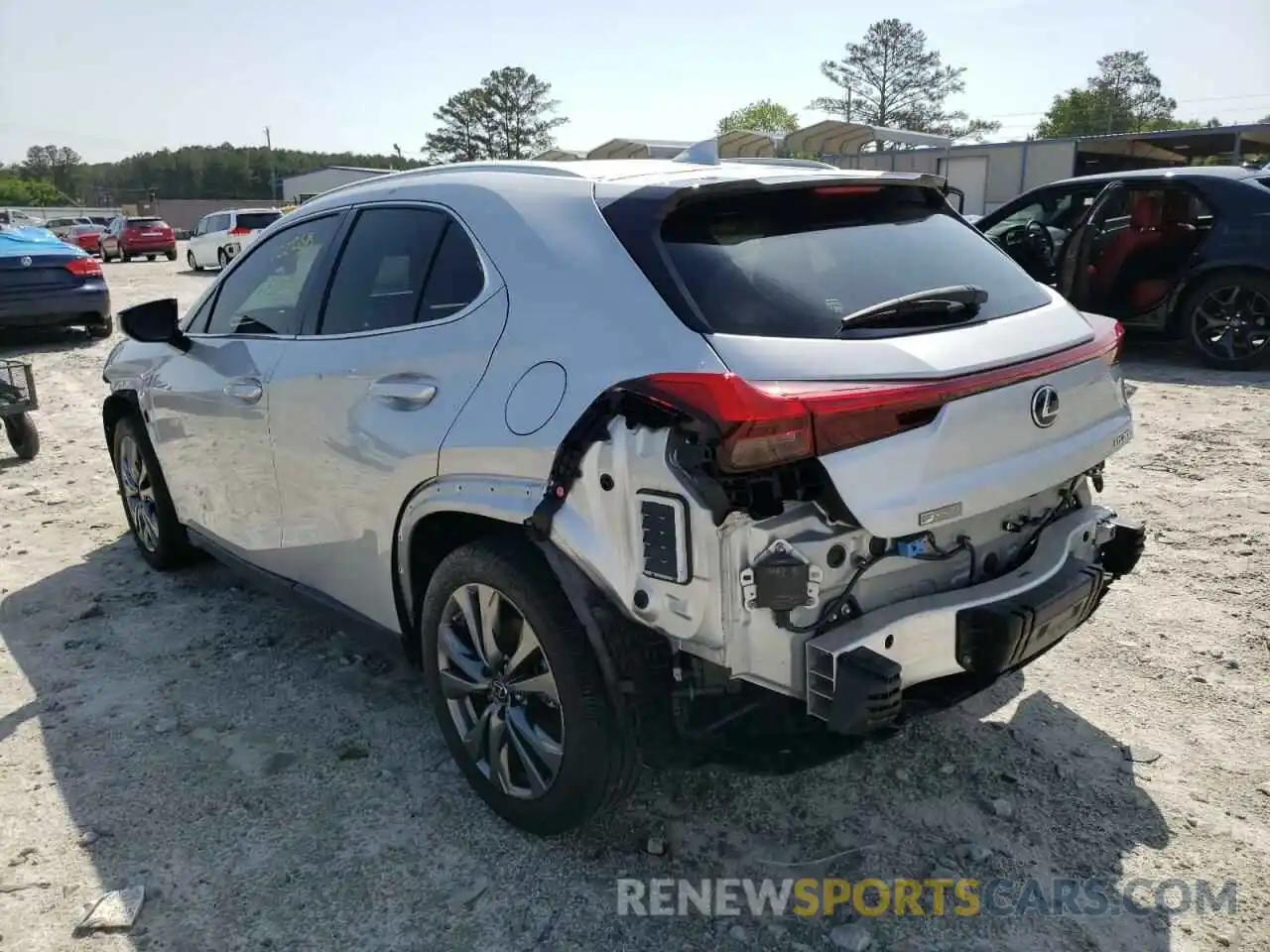 3 Photograph of a damaged car JTHY3JBH6K2006250 LEXUS UX 200 2019