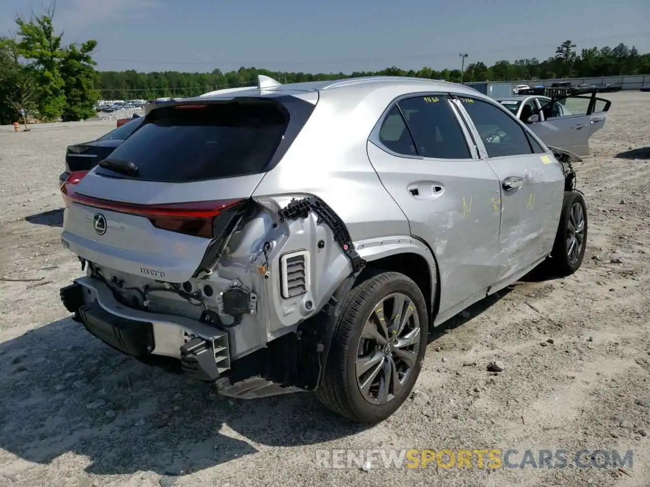 4 Фотография поврежденного автомобиля JTHY3JBH6K2006250 LEXUS UX 200 2019