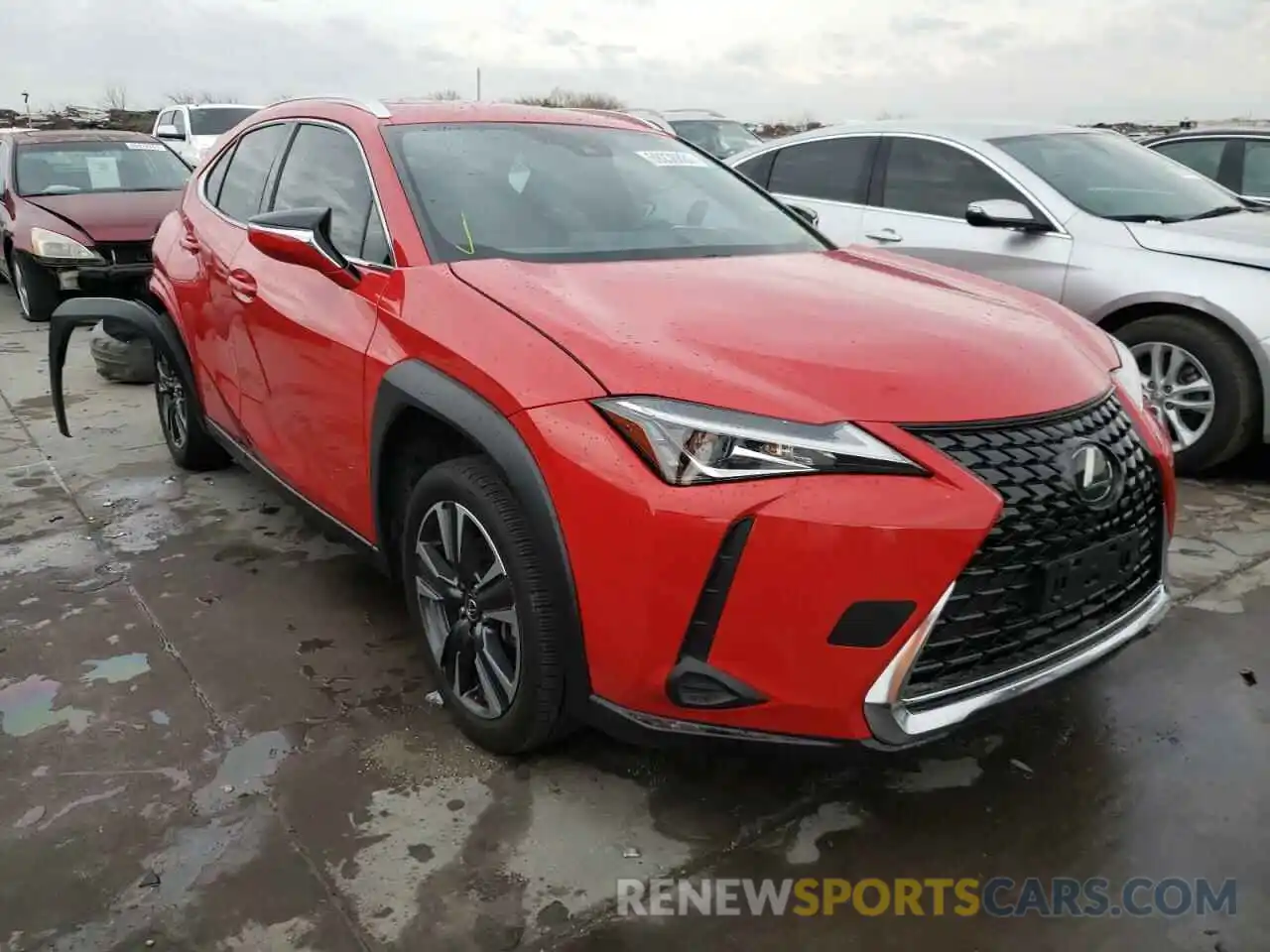 1 Photograph of a damaged car JTHY3JBH6K2006393 LEXUS UX 200 2019