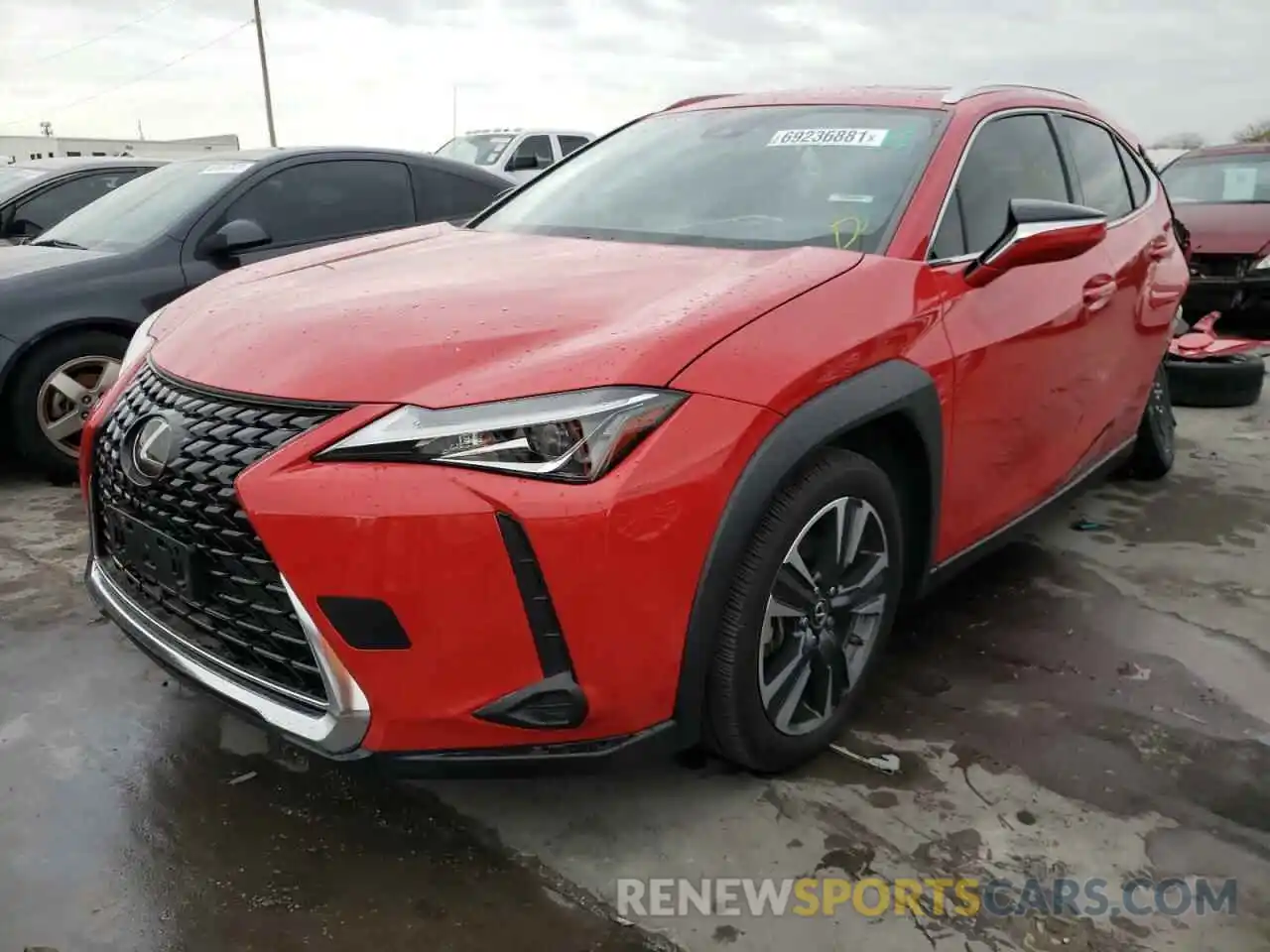 2 Фотография поврежденного автомобиля JTHY3JBH6K2006393 LEXUS UX 200 2019