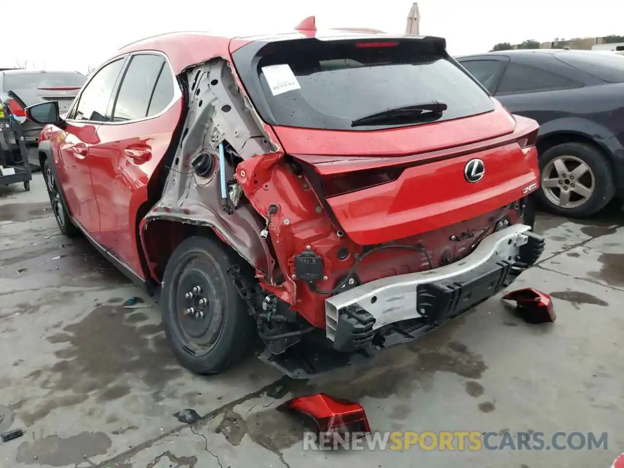 3 Photograph of a damaged car JTHY3JBH6K2006393 LEXUS UX 200 2019