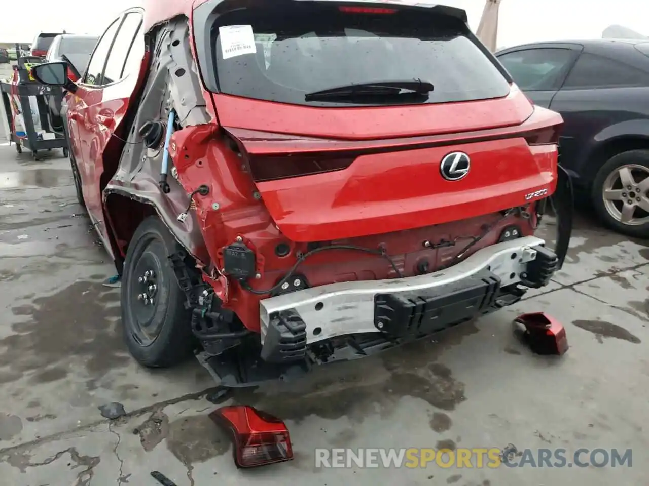 9 Photograph of a damaged car JTHY3JBH6K2006393 LEXUS UX 200 2019