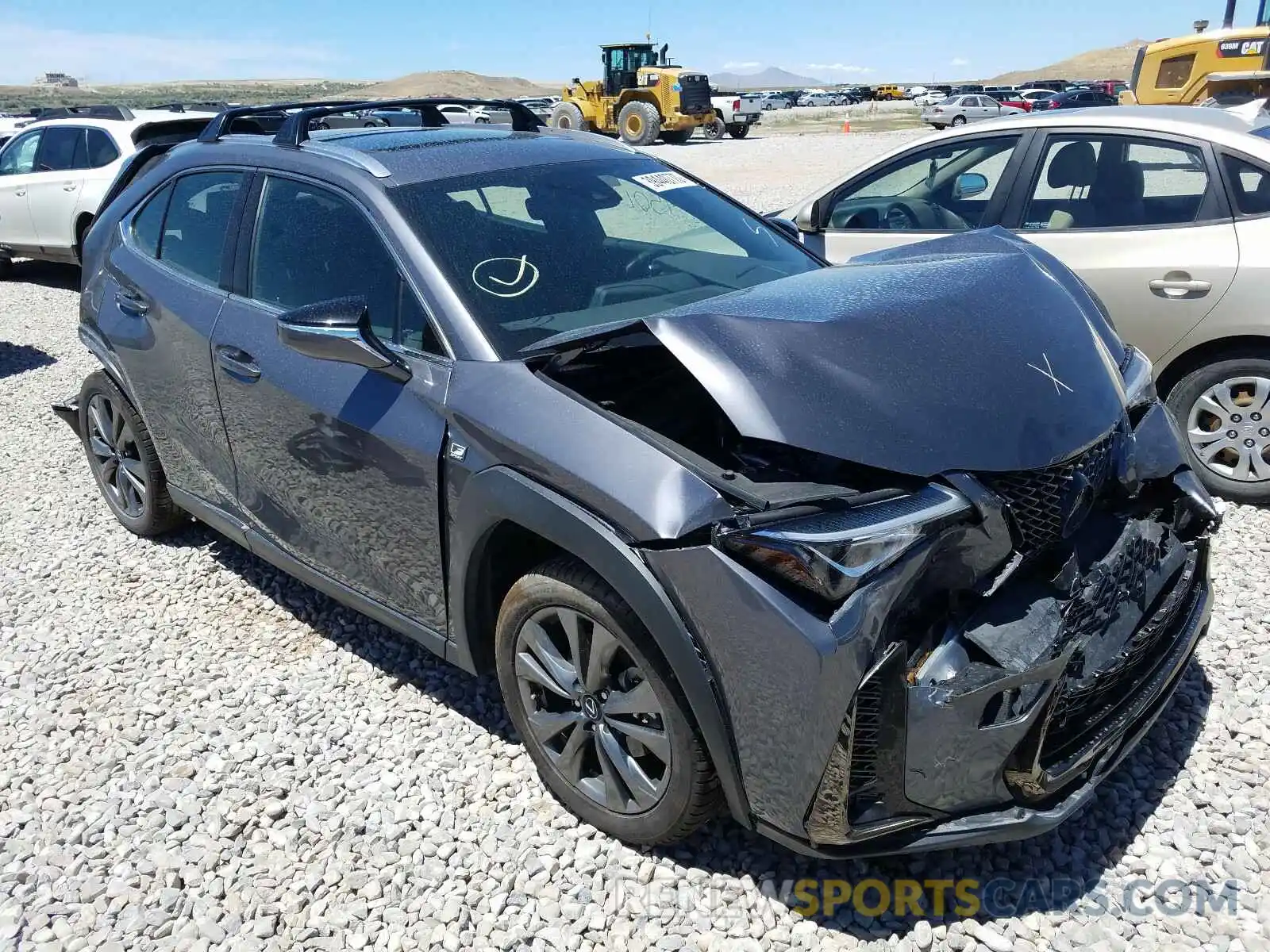 1 Photograph of a damaged car JTHY3JBH7K2000263 LEXUS UX 200 2019