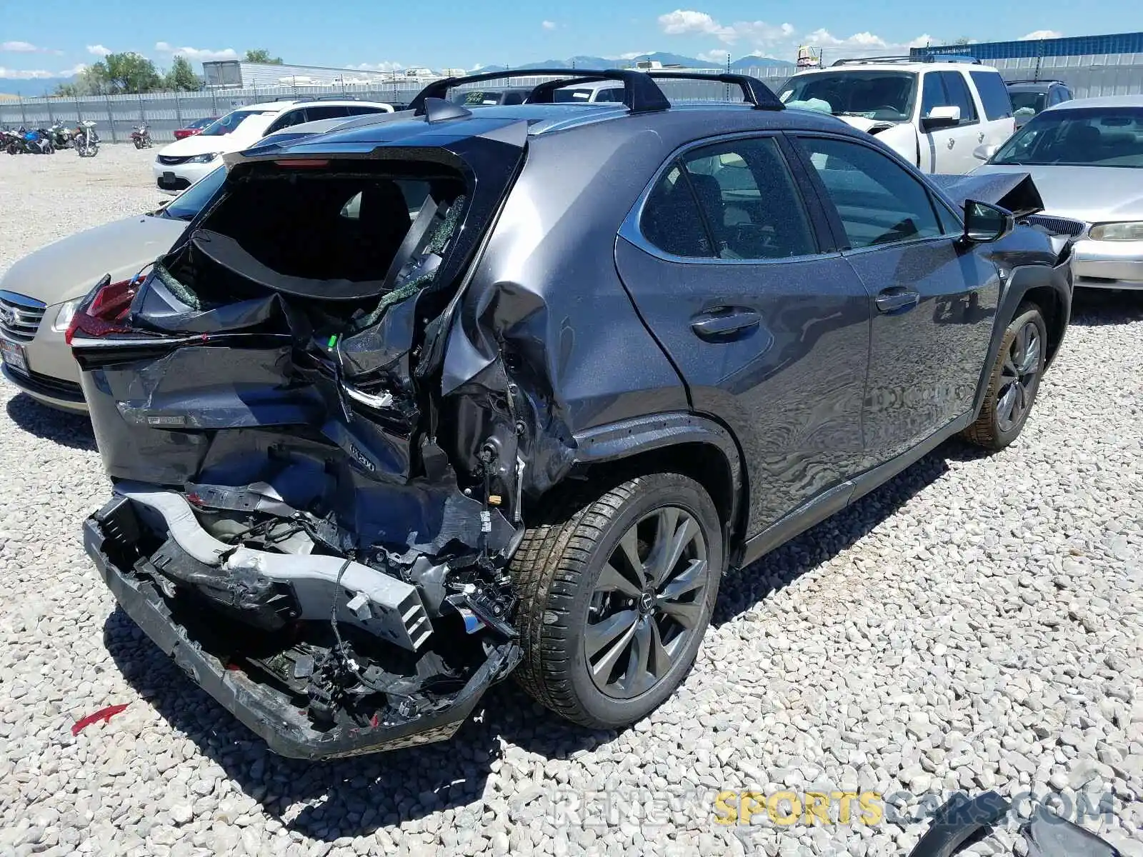 4 Photograph of a damaged car JTHY3JBH7K2000263 LEXUS UX 200 2019