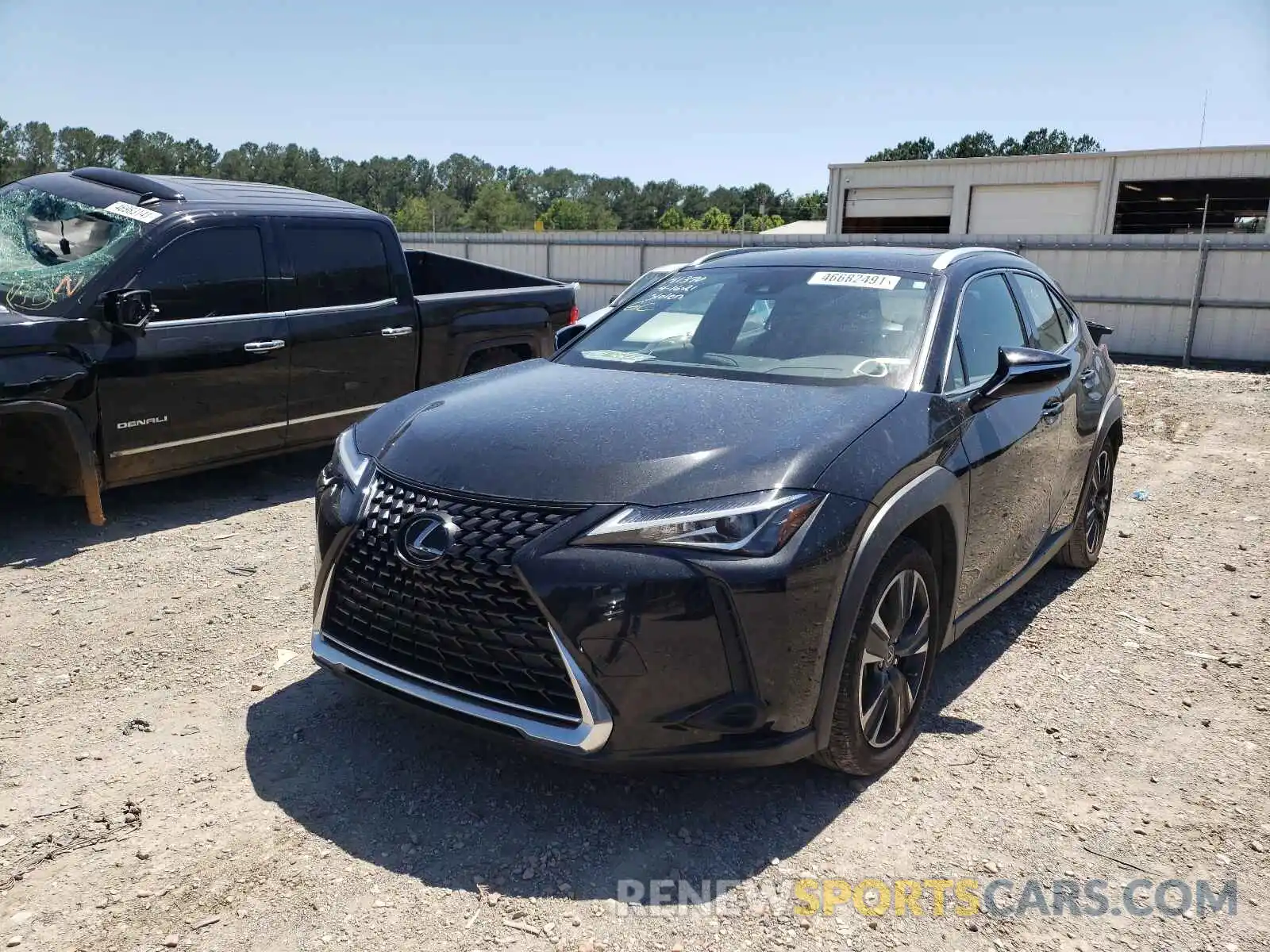 2 Фотография поврежденного автомобиля JTHY3JBH7K2001283 LEXUS UX 200 2019