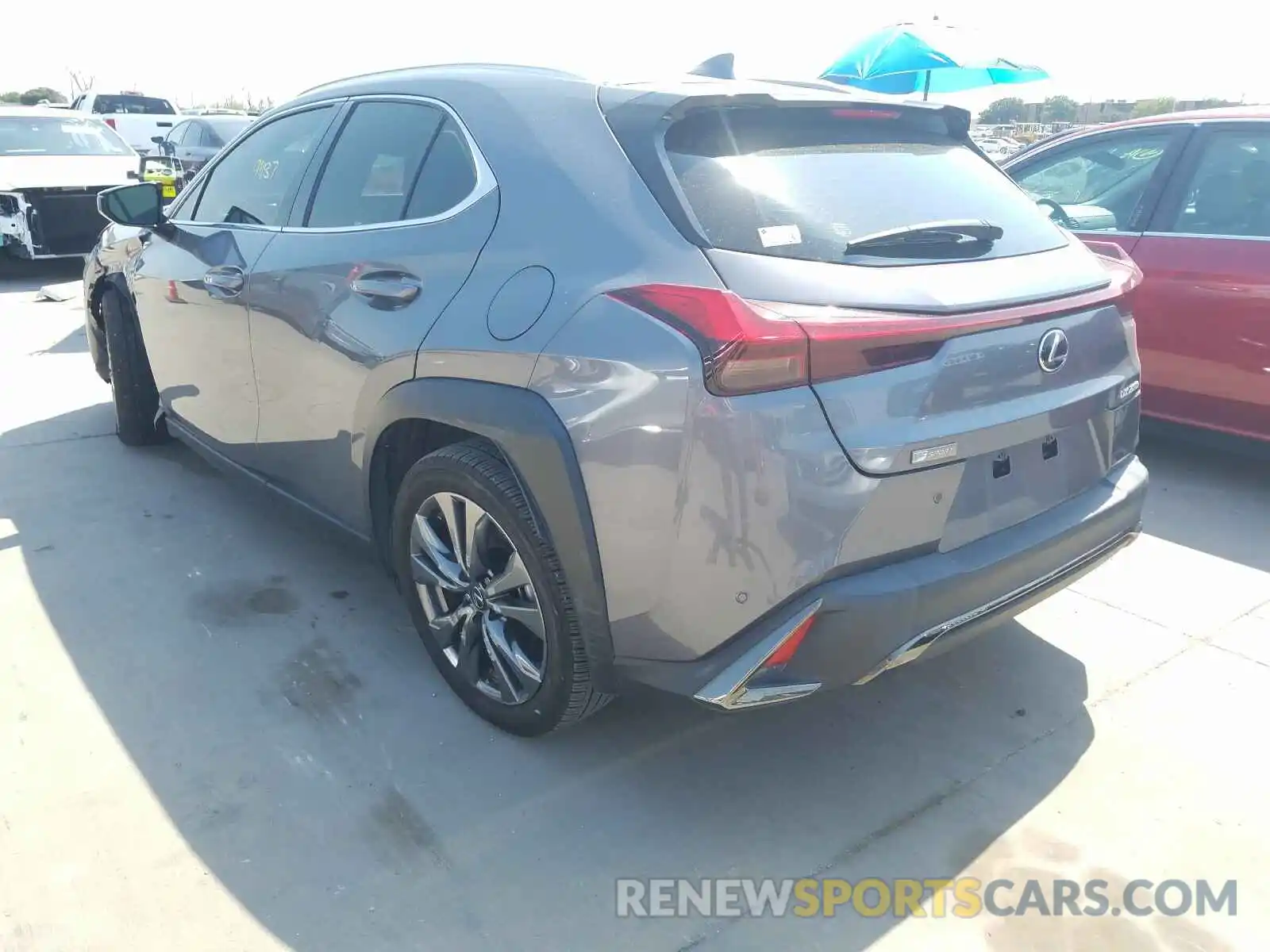 3 Photograph of a damaged car JTHY3JBH7K2002224 LEXUS UX 200 2019