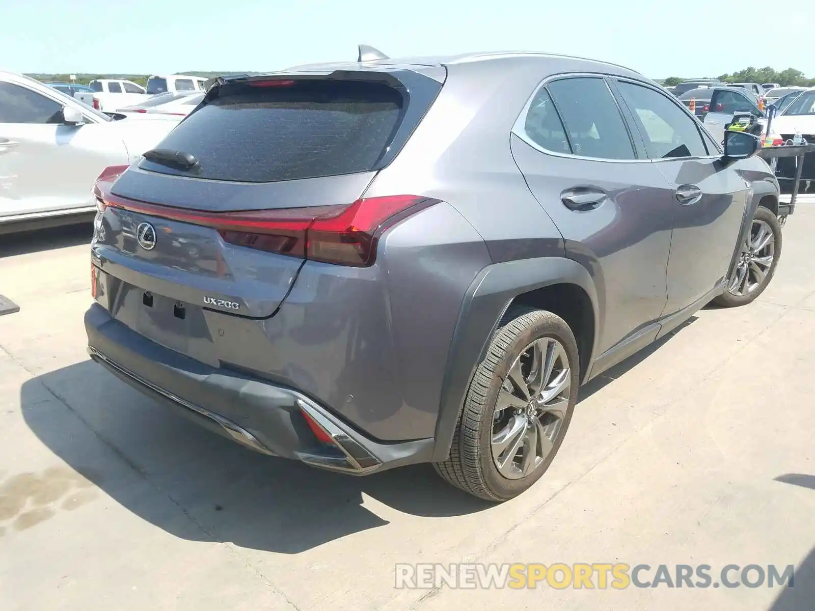 4 Фотография поврежденного автомобиля JTHY3JBH7K2002224 LEXUS UX 200 2019