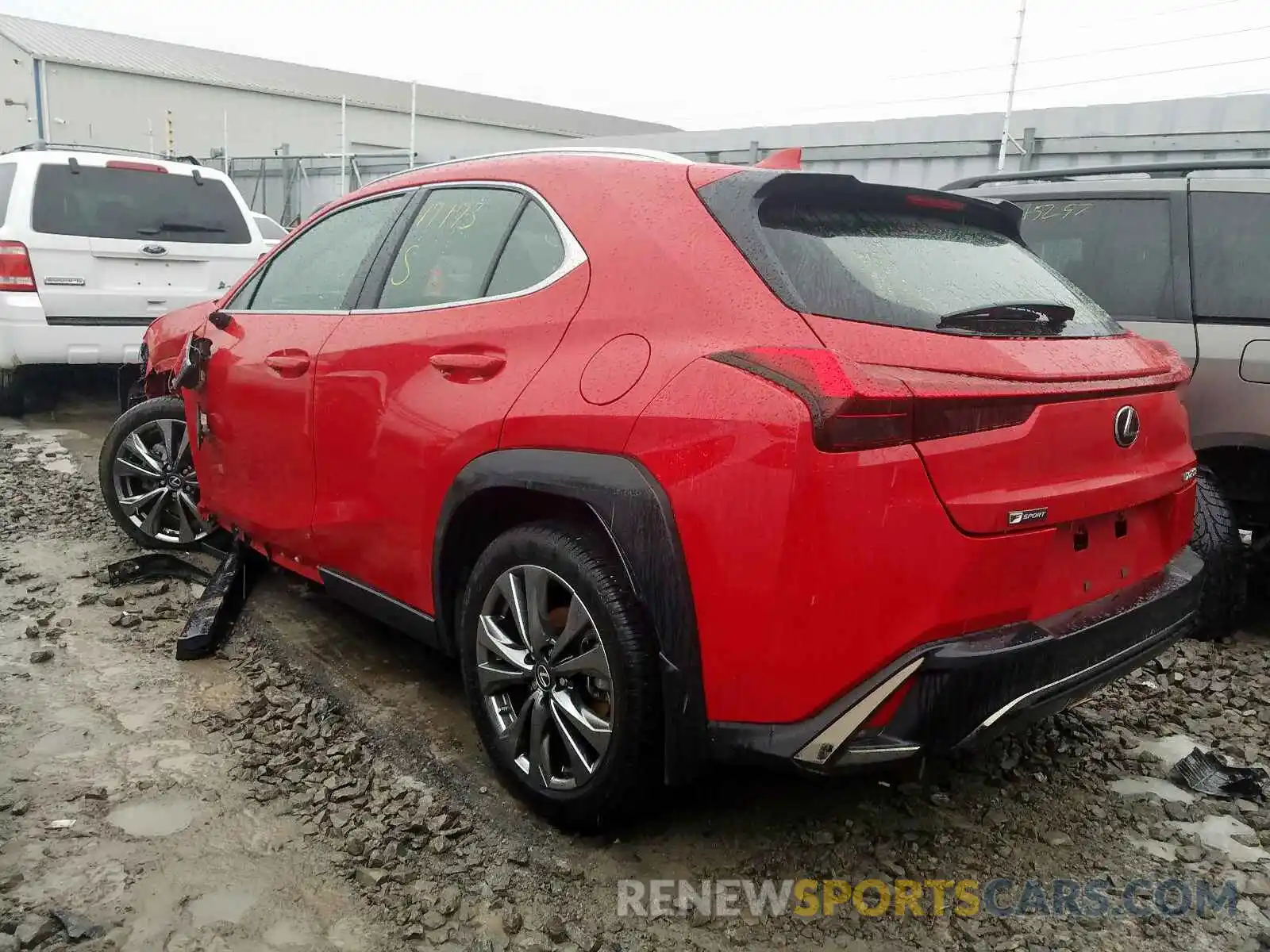 3 Фотография поврежденного автомобиля JTHY3JBH8K2000224 LEXUS UX 200 2019