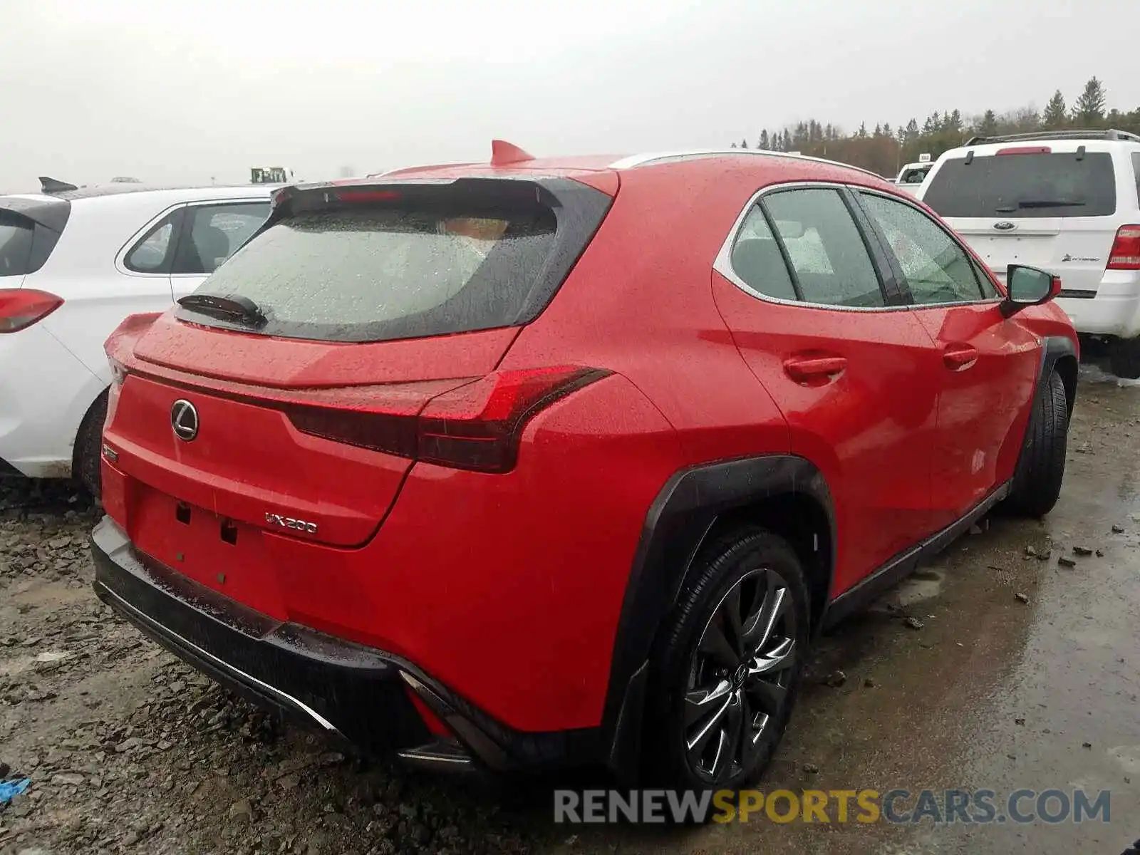 4 Фотография поврежденного автомобиля JTHY3JBH8K2000224 LEXUS UX 200 2019