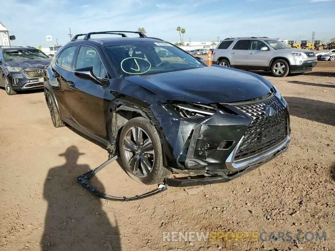 1 Photograph of a damaged car JTHY3JBH8K2000269 LEXUS UX 200 2019