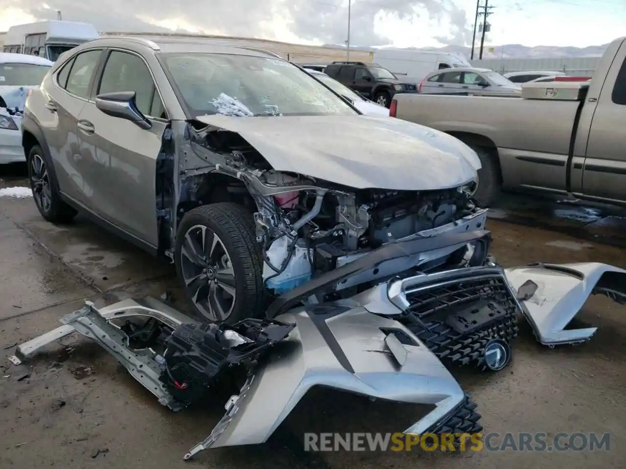 1 Photograph of a damaged car JTHY3JBH8K2003821 LEXUS UX 200 2019