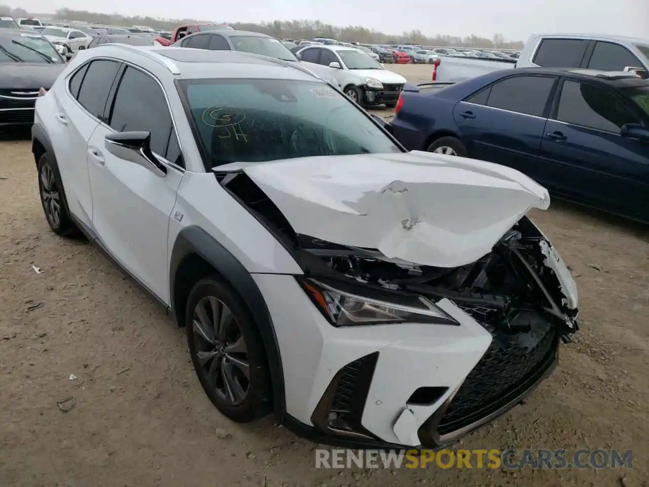 1 Photograph of a damaged car JTHY3JBH8K2004418 LEXUS UX 200 2019