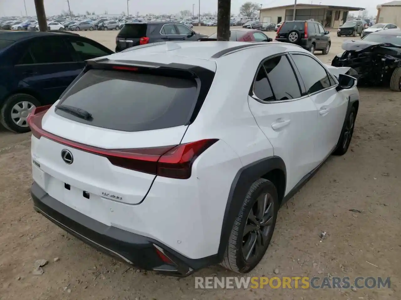 4 Фотография поврежденного автомобиля JTHY3JBH8K2004418 LEXUS UX 200 2019