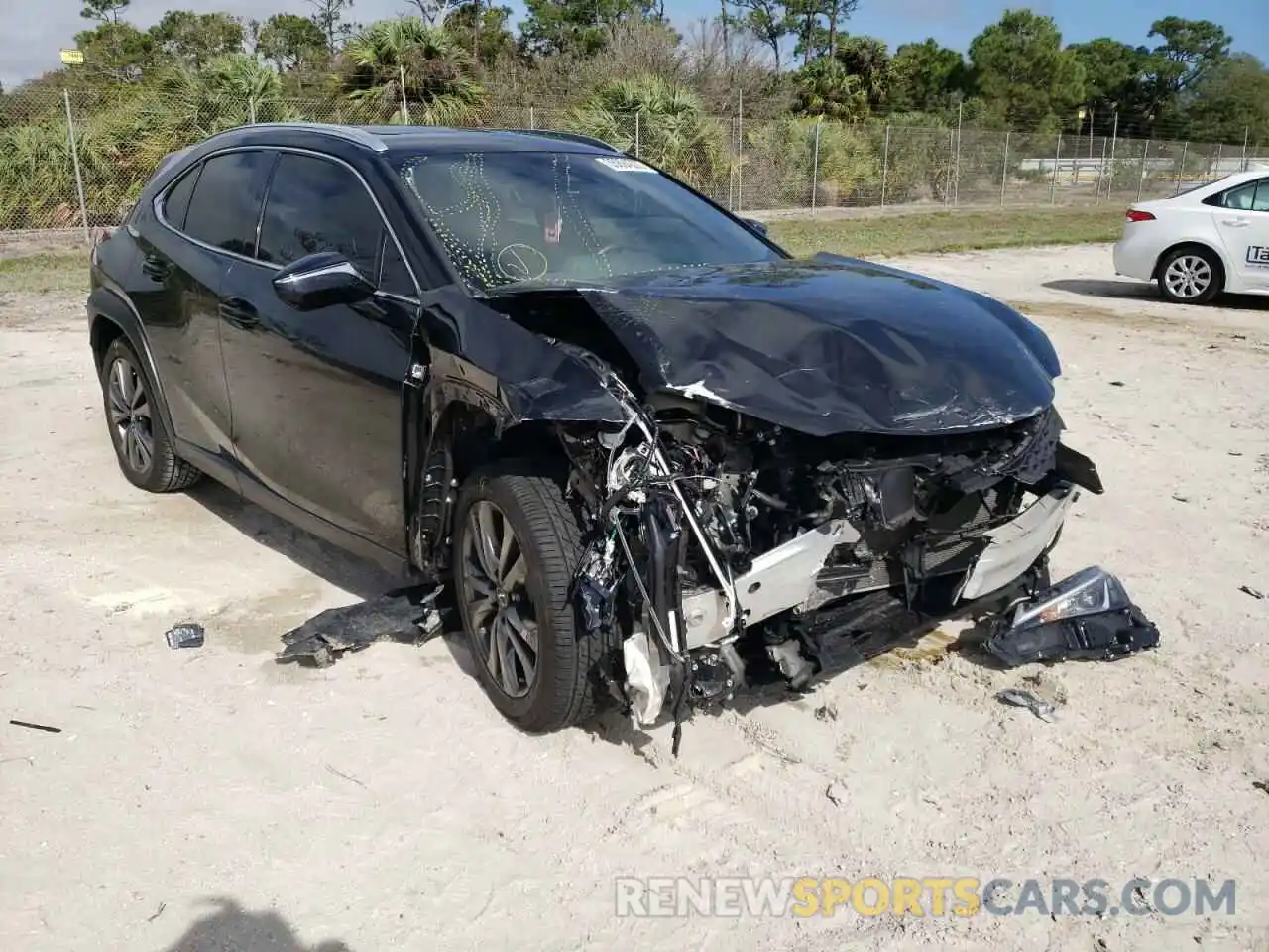 1 Photograph of a damaged car JTHY3JBH8K2005228 LEXUS UX 200 2019