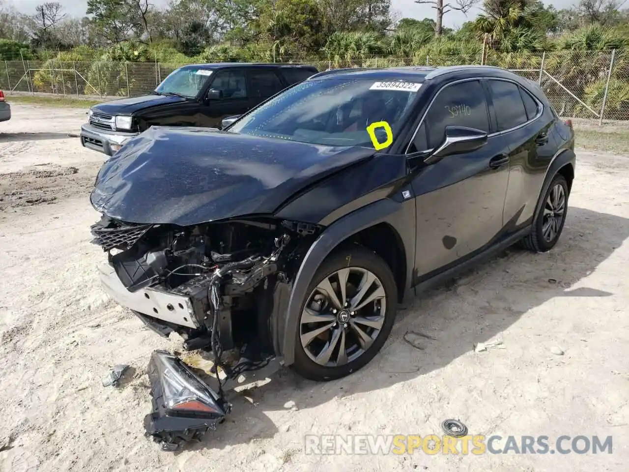 2 Photograph of a damaged car JTHY3JBH8K2005228 LEXUS UX 200 2019