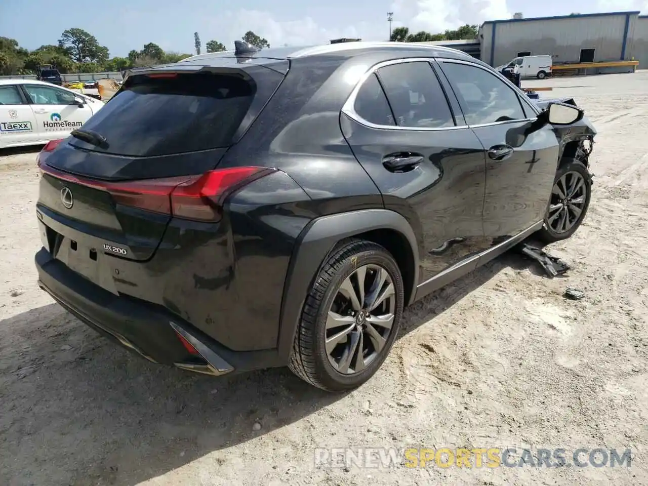 4 Фотография поврежденного автомобиля JTHY3JBH8K2005228 LEXUS UX 200 2019