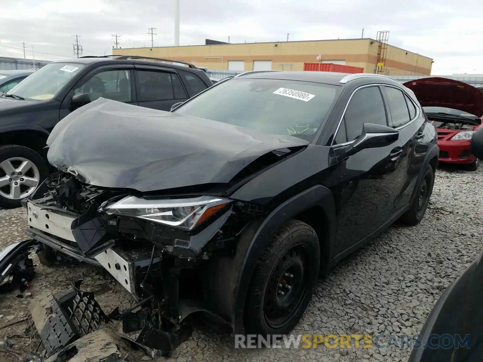 2 Photograph of a damaged car JTHY3JBH8K2009344 LEXUS UX 200 2019